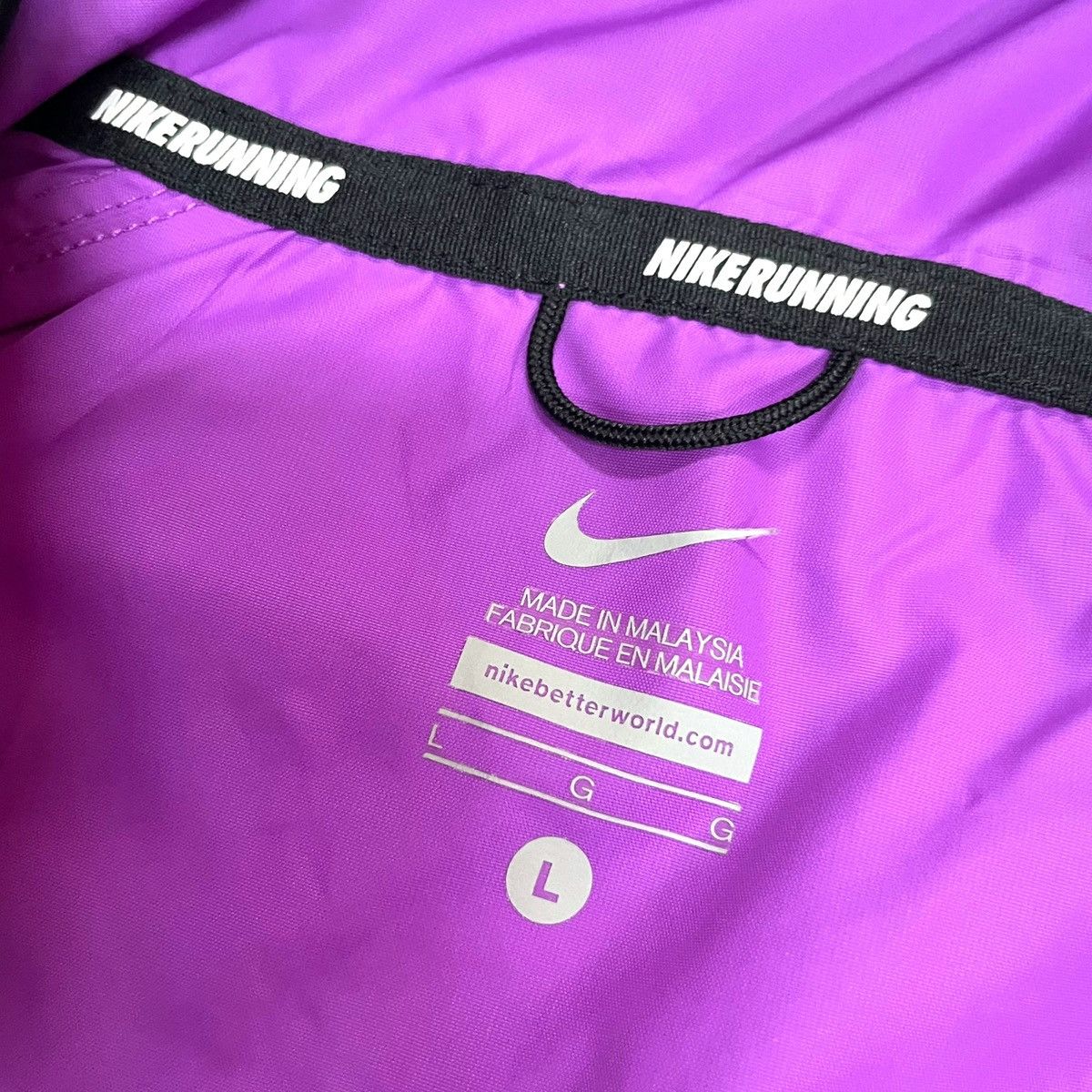 Nike NikeRunning WMN Purple Hoodie Vest Size US L / EU 52-54 / 3 - 11 Thumbnail