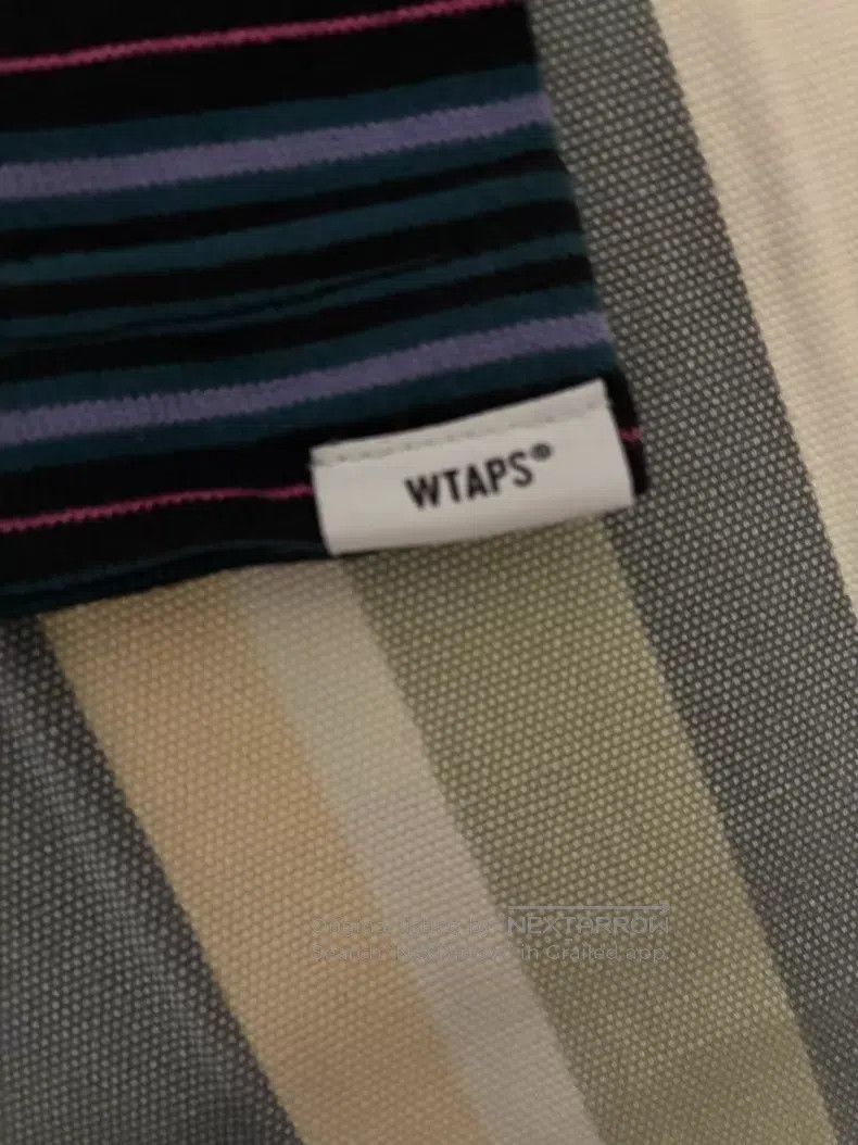 Wtaps Wtaps Striped short-sleeve T-shirt purple Size US XL / EU 56 / 4 - 3 Thumbnail