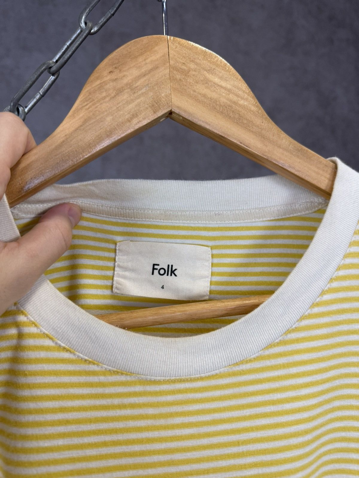 Folk Folk designer striped tee Size US L / EU 52-54 / 3 - 3 Thumbnail