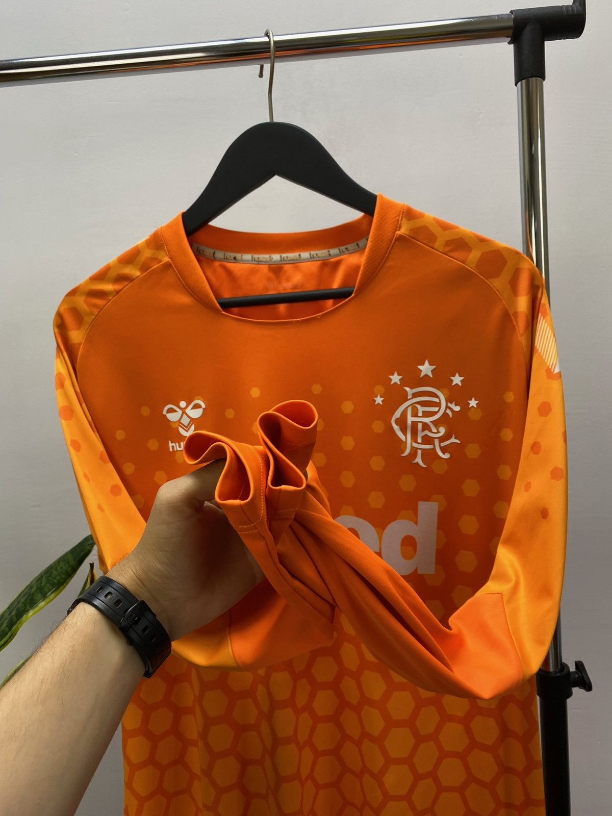 Hummel Glasgow Rangers 2019 / 2020 Hummel Soccer Jersey Size US L / EU 52-54 / 3 - 13 Thumbnail