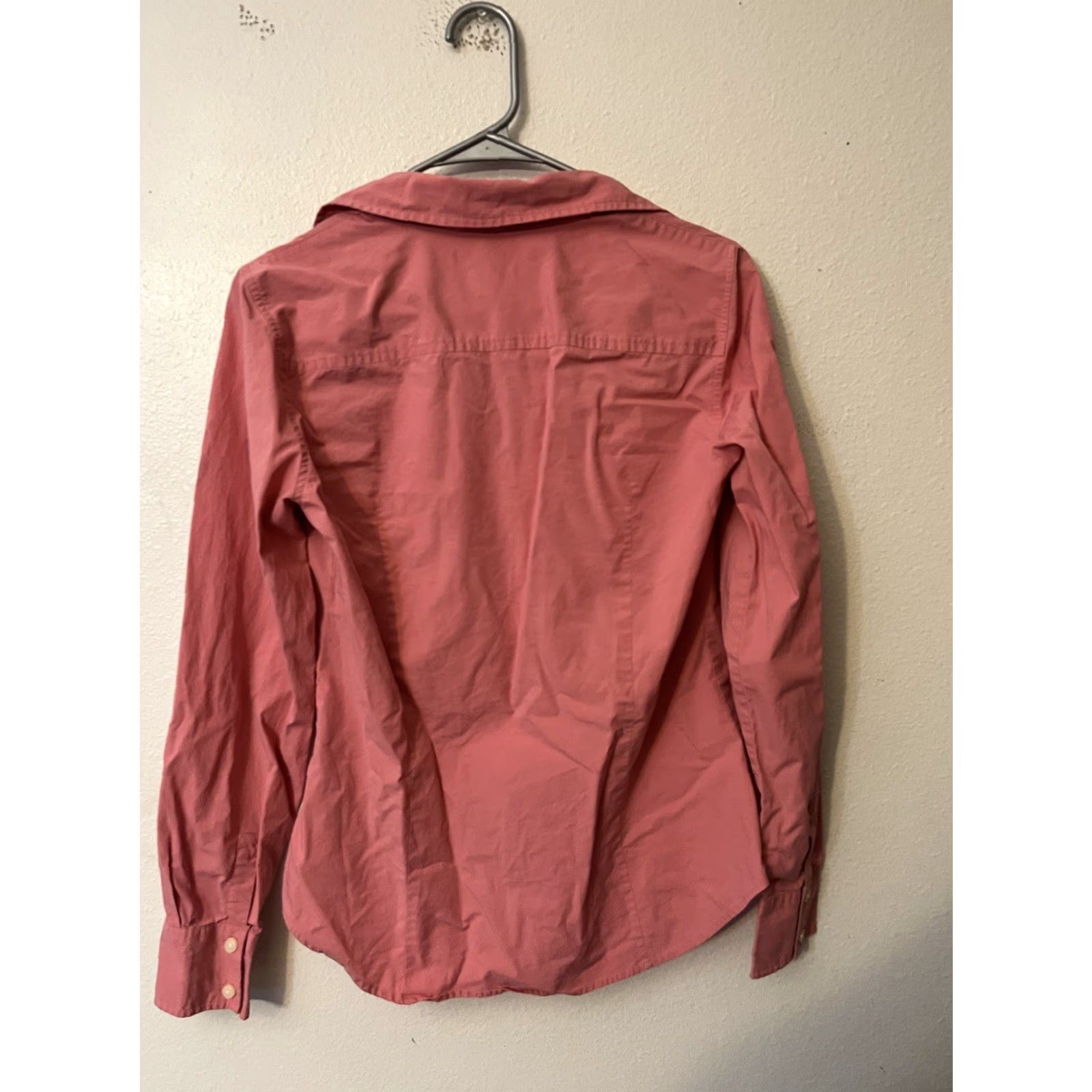 Old Navy VINTAGE Old Navy Shirt Womens M Pink Oxford Oversized Button Up Size M / US 6-8 / IT 42-44 - 2 Thumbnail
