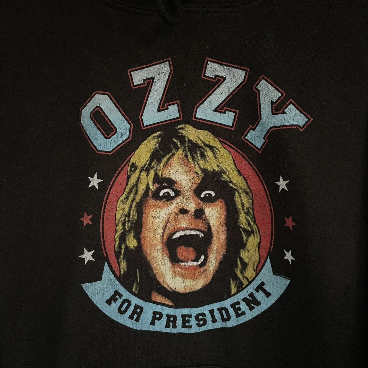Ozzy Osbourne OZZY OSBOURNE HOODIES FOR PRESIDENT MEDIUM BAND ROCK Size US M / EU 48-50 / 2 - 2 Thumbnail