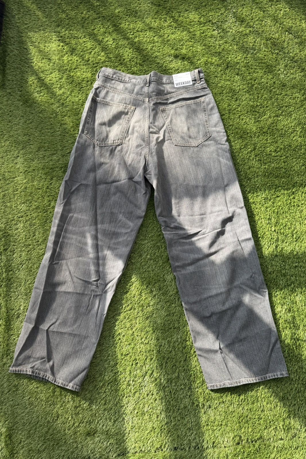 Weekday WEEKDAY Astro Baggy jeans Mine Grey (New) Size US 34 / EU 50 - 2 Thumbnail