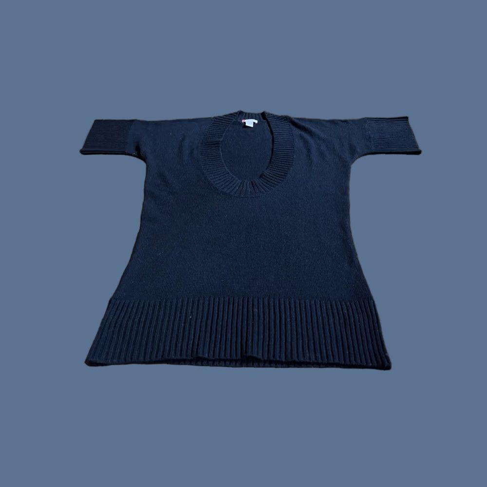 Vintage Hayden 100% Cashmere Sweater Women’s M Black Short Sleeve Shirt Size M / US 6-8 / IT 42-44 - 1 Thumbnail