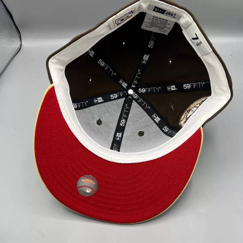 New Era Houston Astros Hat Men 7 5/8 59Fifty New Era MLB Fitted Cap Size ONE SIZE - 2 Thumbnail