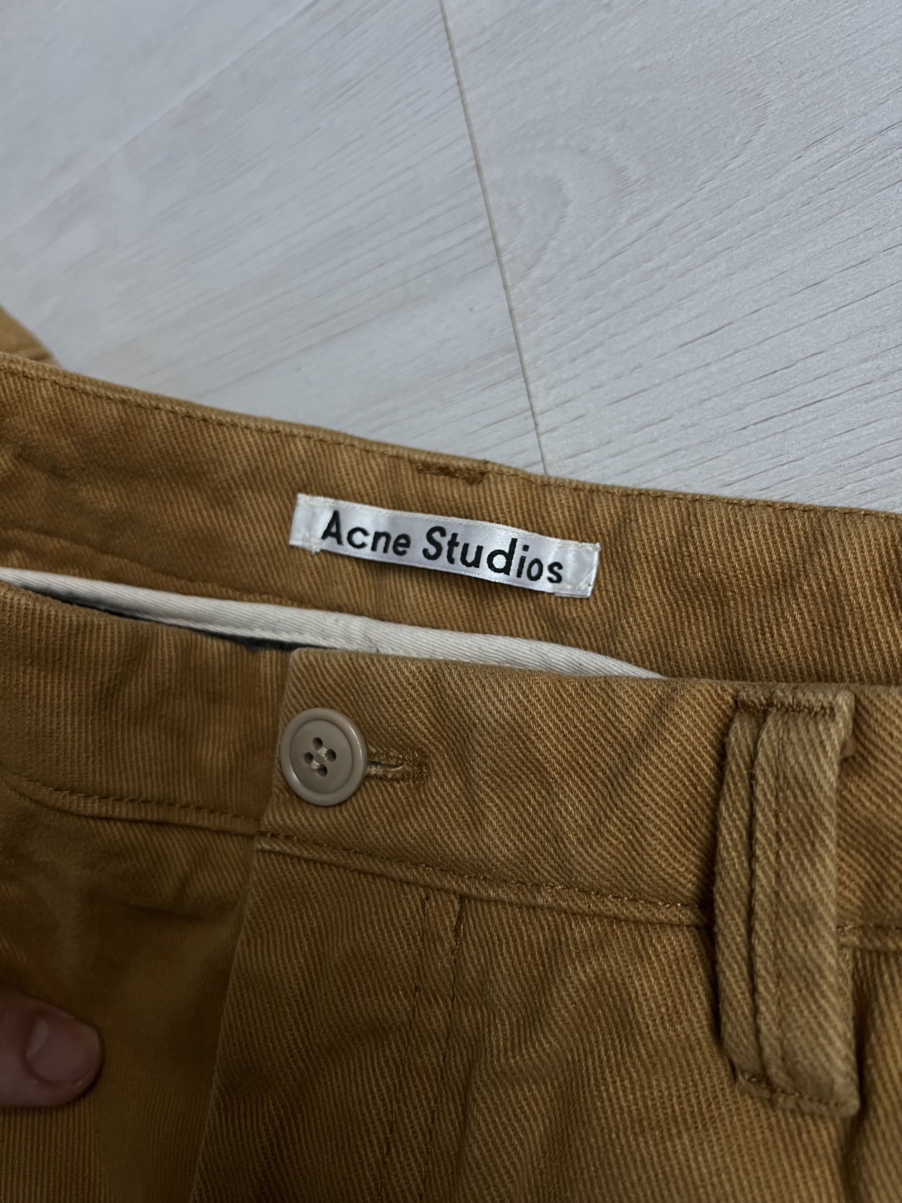 Acne Studios Acne Studios Wide Pants Mustard Yellow Size US 36 / EU 52 - 4 Thumbnail