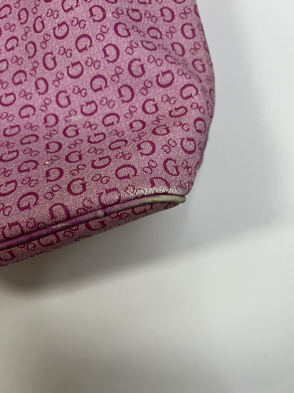 Guess Tote bag guess vintage monogram pink Size ONE SIZE - 6 Thumbnail