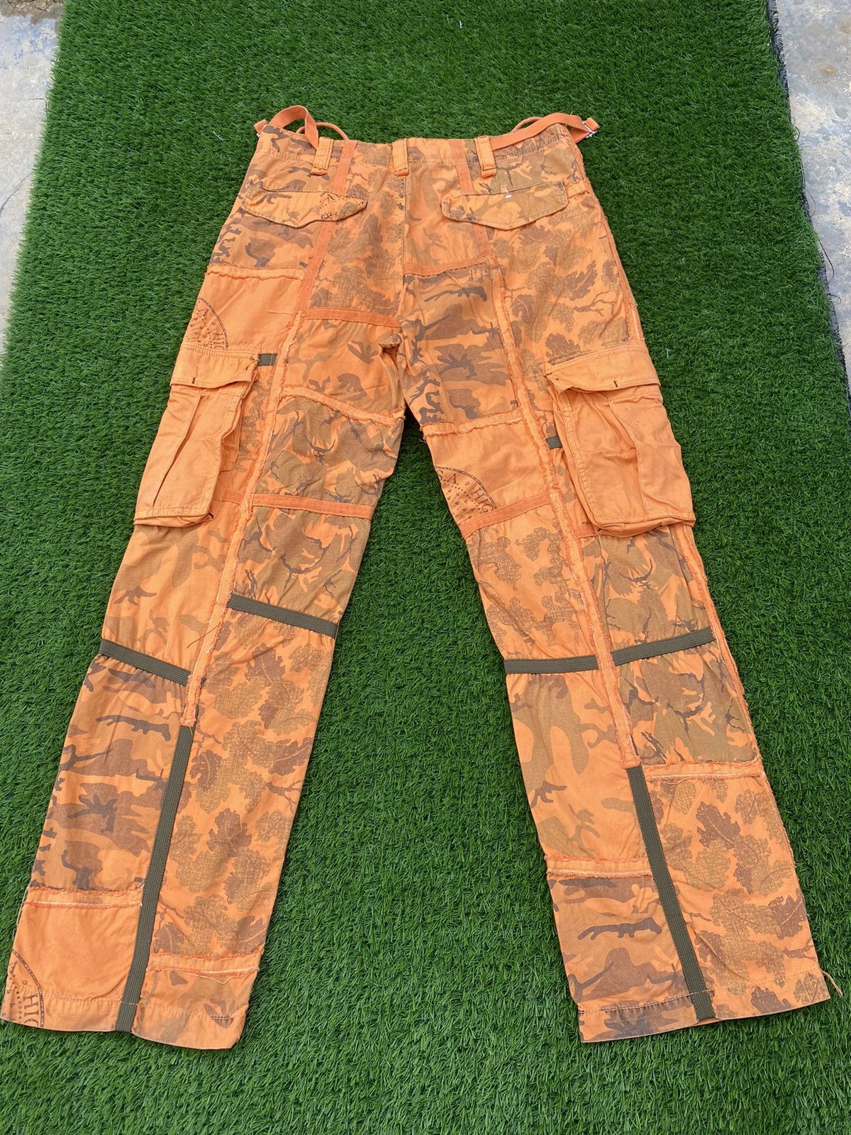 image of Avirex Camouflage Cargo Pant in Orange, Men's (Size 33)