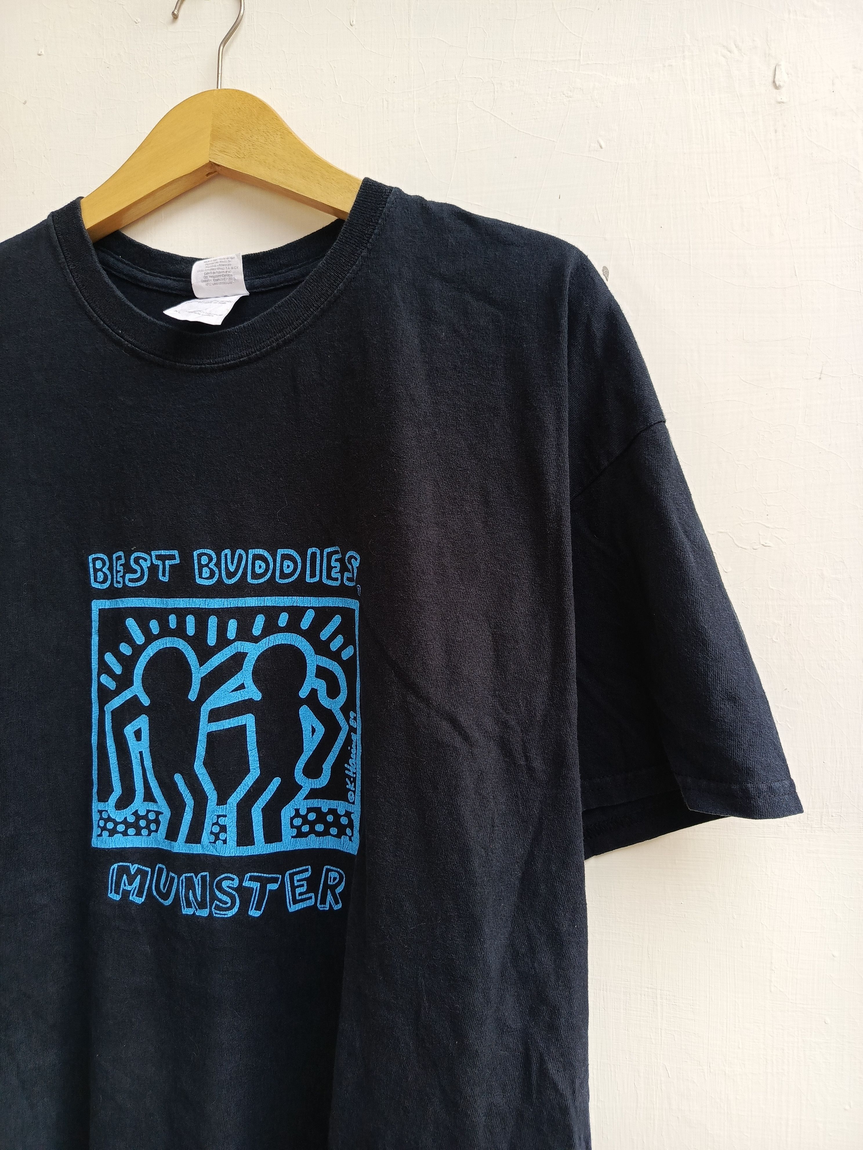Gildan Keith haring best buddies Munster t-shirt Size US XL / EU 56 / 4 - 5 Thumbnail