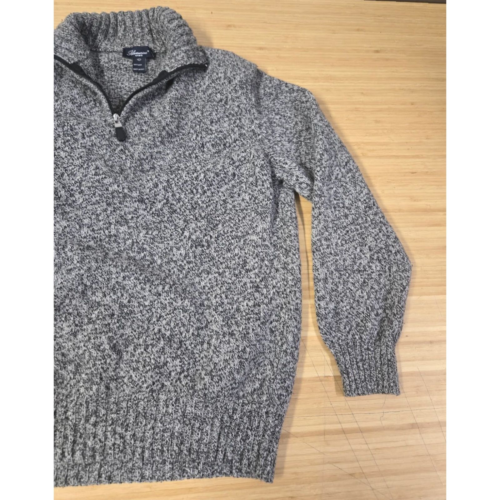 Blumarine Blumarine Uomo Sweater Mens L Wool 1/4 Zip Mock Neck Pullover Made Italy Size US L / EU 52-54 / 3 - 2 Thumbnail