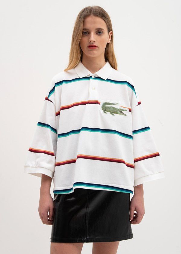 Doublet × Lacoste 3D PATCH OVERSIZED POLO | Grailed