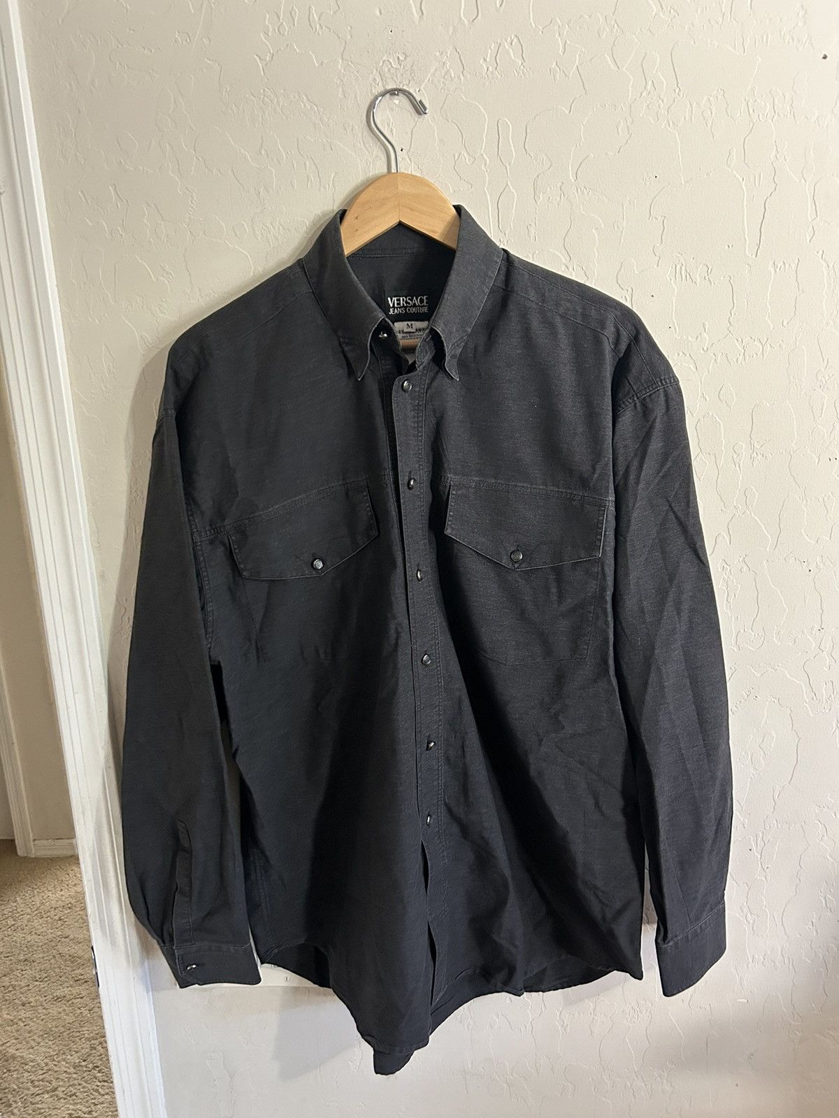 Versace × Versace Jeans Couture Versace Jeans Couture Long Sleeve Button Up Shirt Size US M / EU 48-50 / 2 - 4 Thumbnail