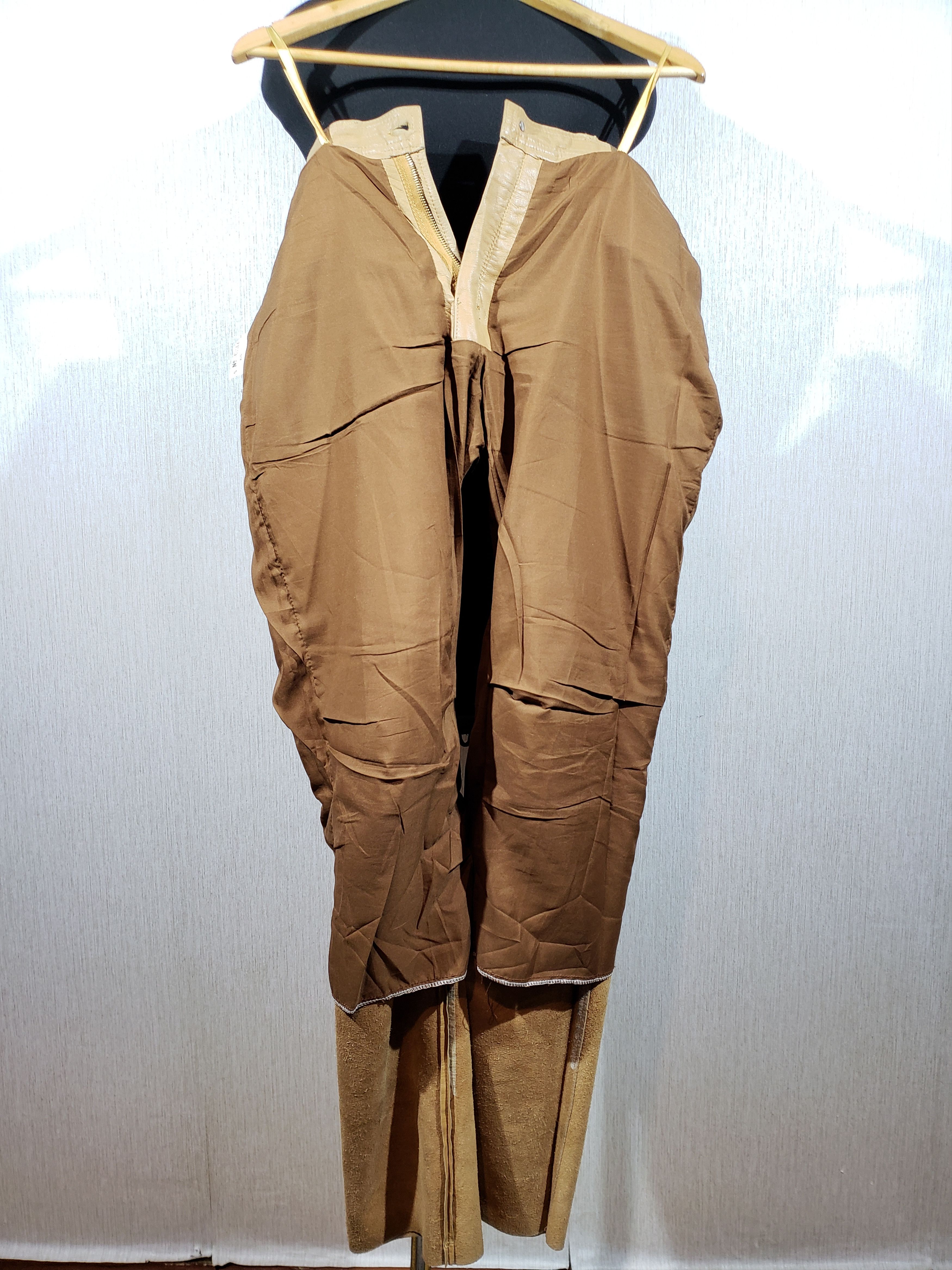 Other Brown leather pants made of genuine leather. Size US 30 / EU 46 - 11 Thumbnail