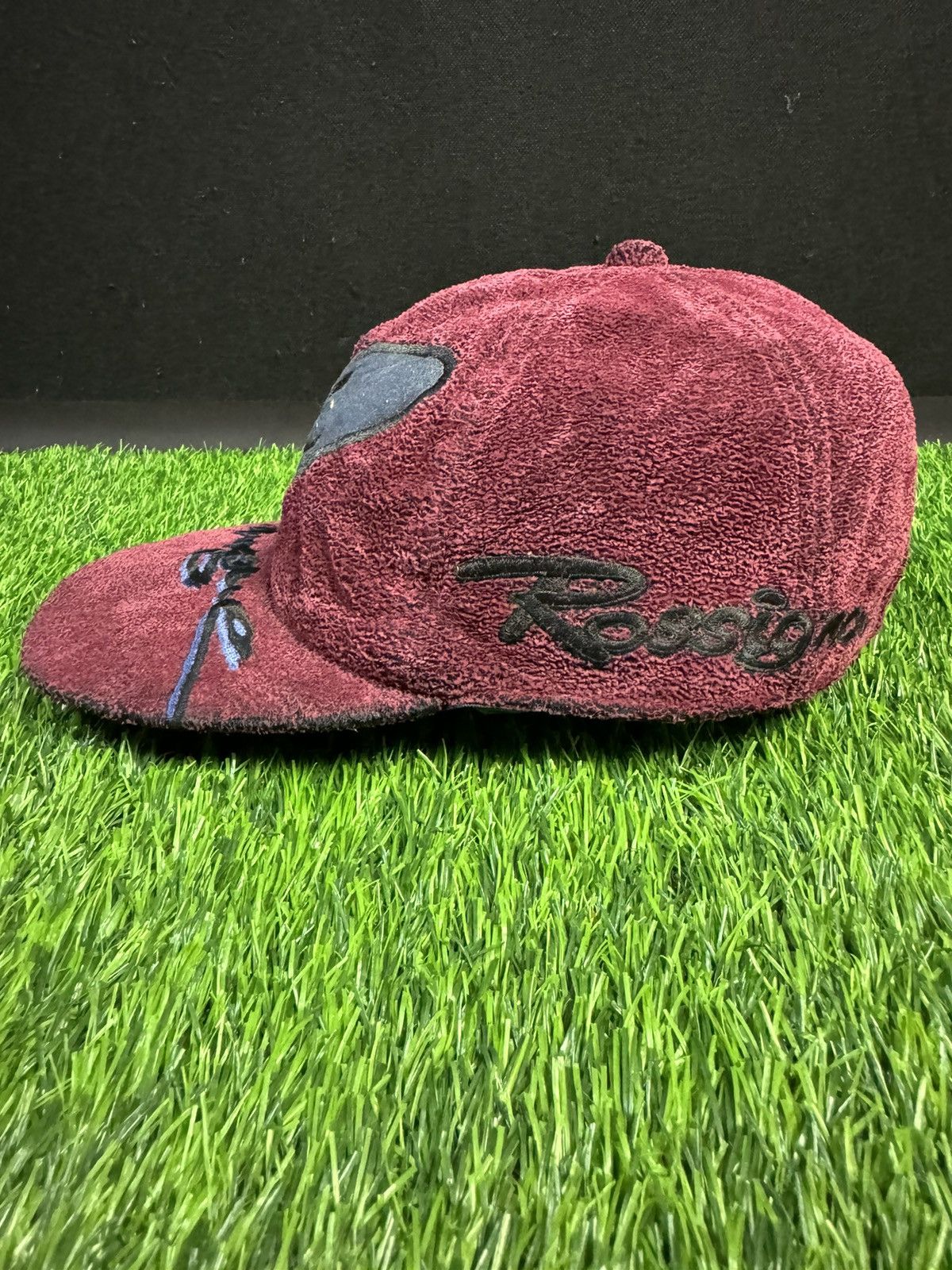 Japanese Brand × Vintage vintage 90’ ROSIGNOL colourway velvet cap Size ONE SIZE - 2 Thumbnail