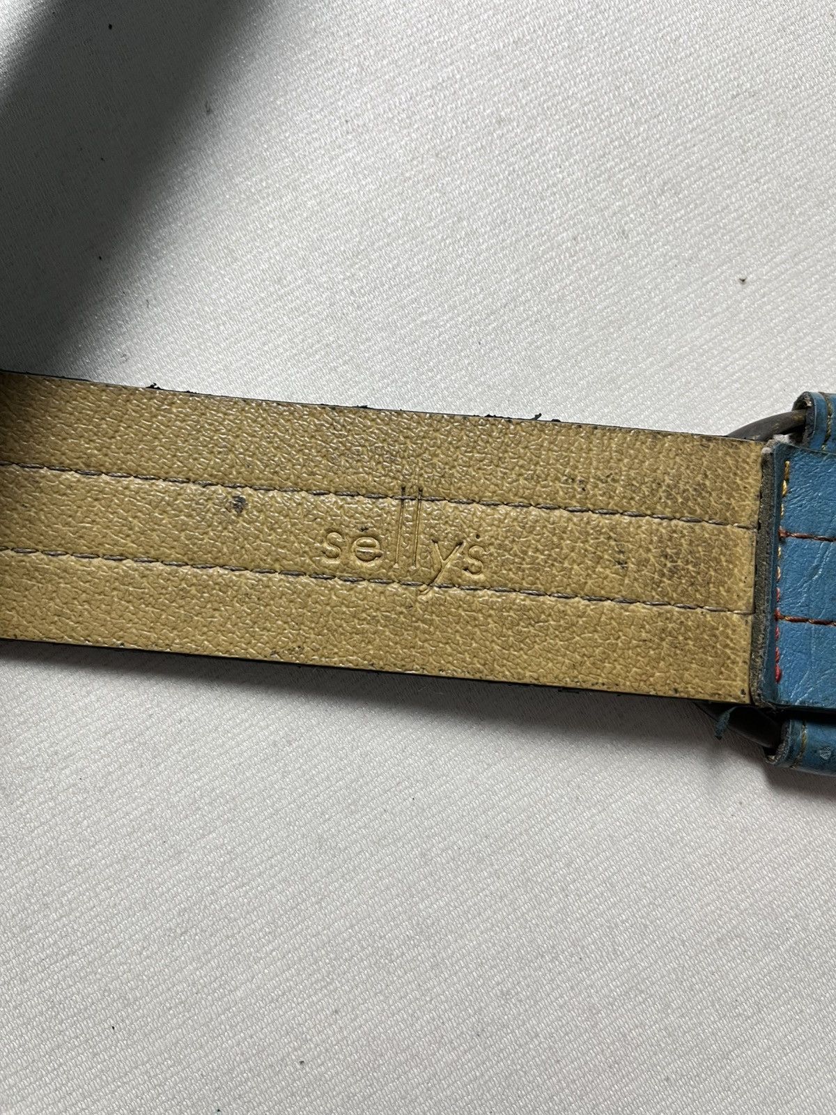 Japanese Brand Vintage blue belts Size ONE SIZE - 6 Thumbnail