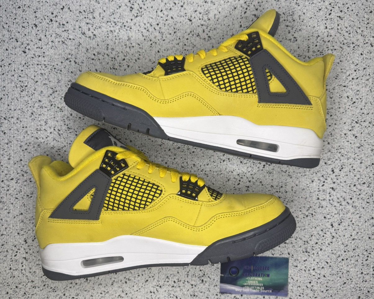 Jordan Brand Jordan 4 Lightning 9.5 Men Size US 9.5 / EU 42-43 - 3 Thumbnail