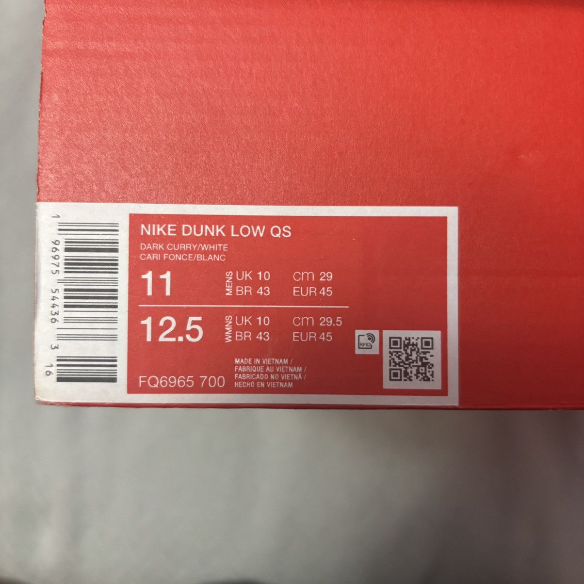 Nike NIKE DUNK LOW QS Size US 11 / EU 44 - 7 Thumbnail