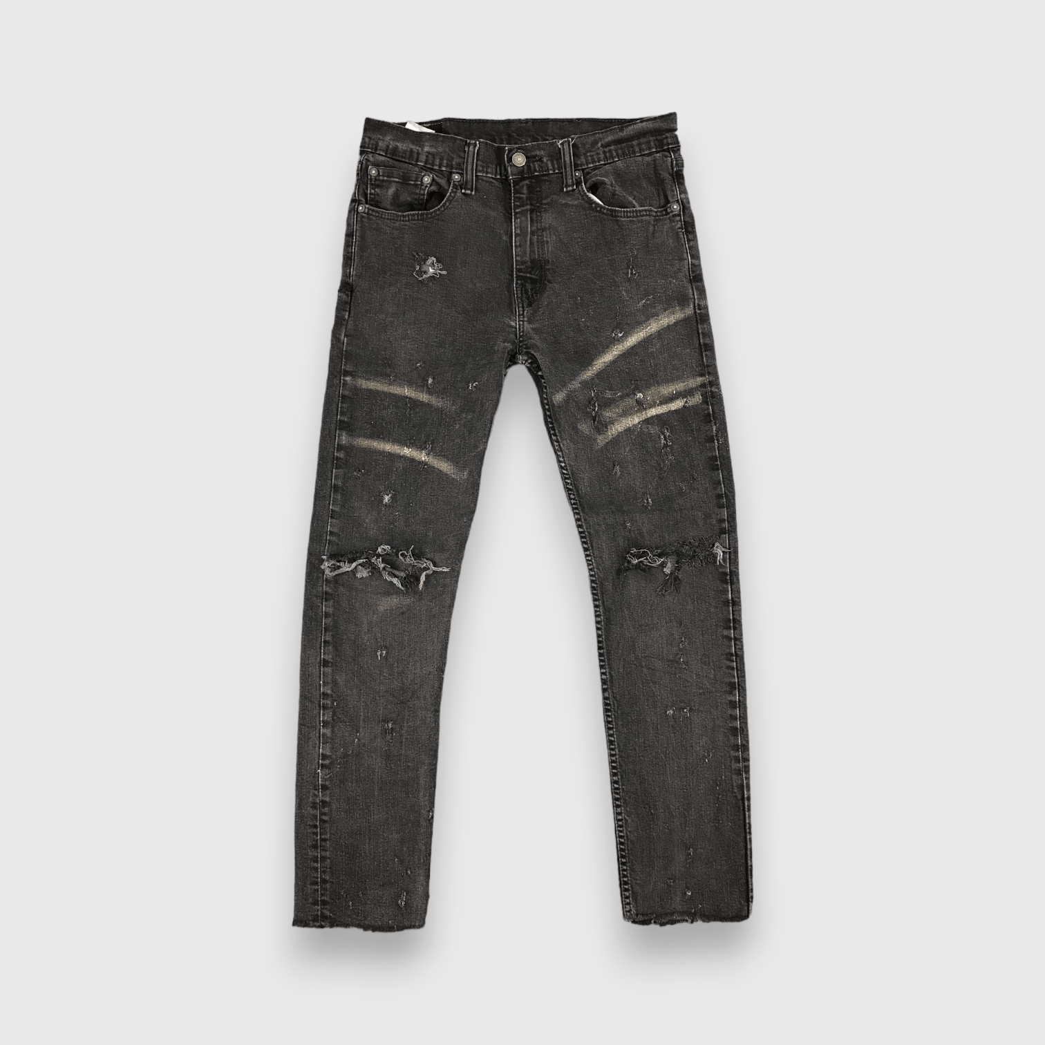 Levi's Vintage Distress Levis 502 Earth Tone Jeans-J1204 Size US 32 / EU 48 - 1 Thumbnail