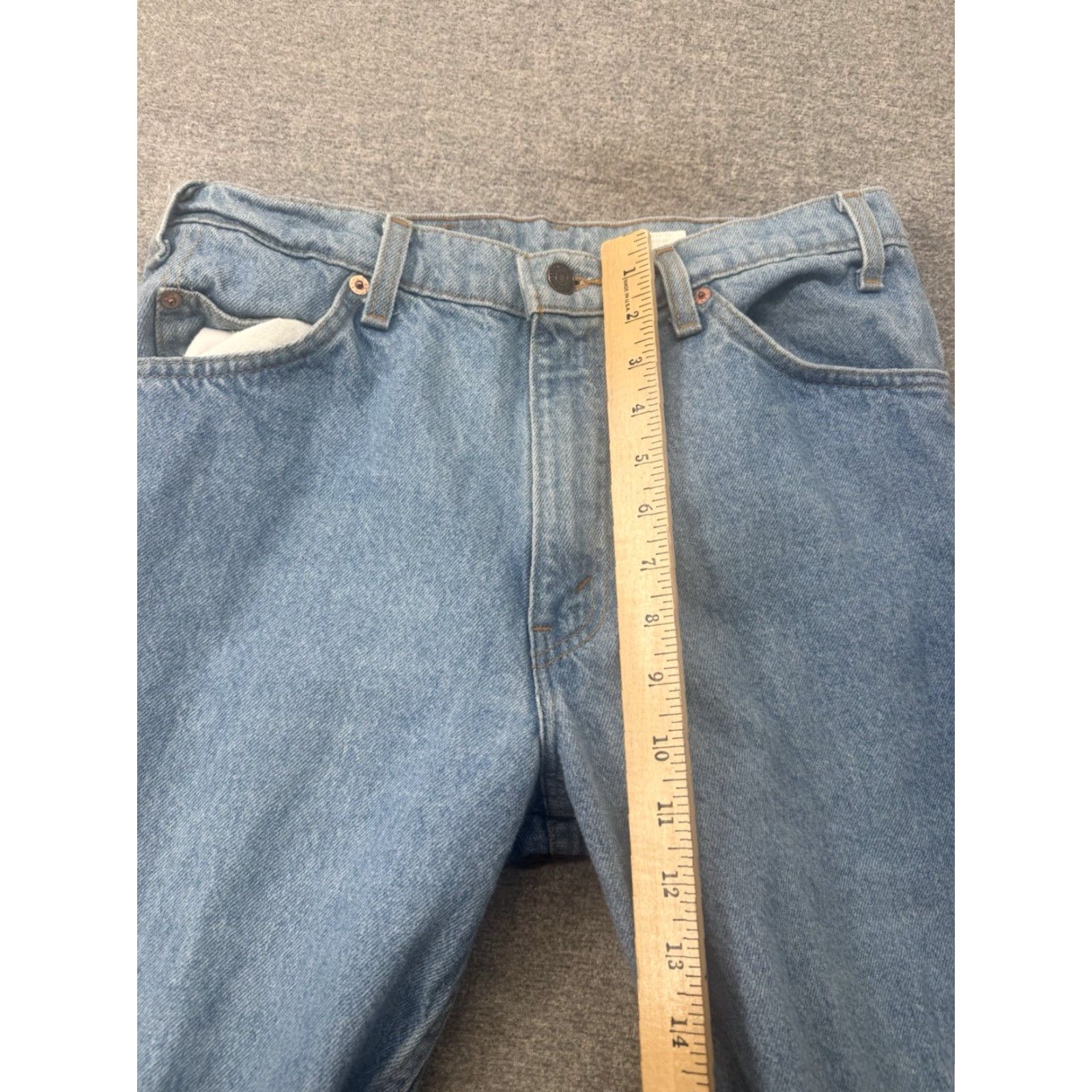 Levi's VINTAGE Levi's 550 Jeans Relaxed Orange Tab 31x30 Distressed 90s USA Weekender Denim Cardi? Size US 31 - 4 Thumbnail