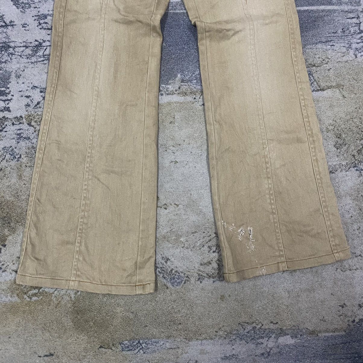14th Addiction × Japanese Brand Eterno Bellezza Multi Plaid Flare Pants Size 27" / US 4 / IT 40 - 4 Thumbnail