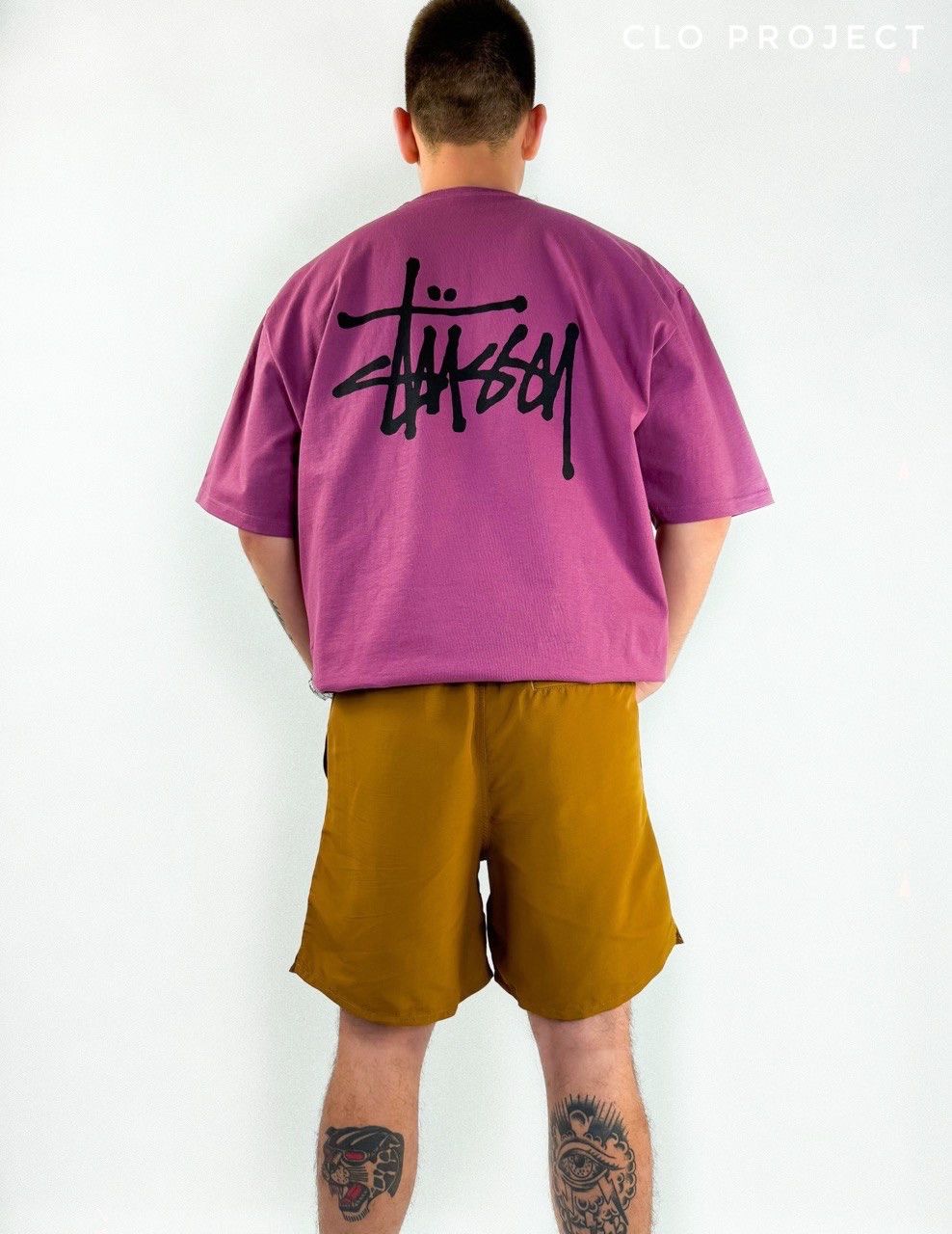 Hypebeast Stussy Basic Berry T-shirt Size US XL / EU 56 / 4 - 3 Thumbnail