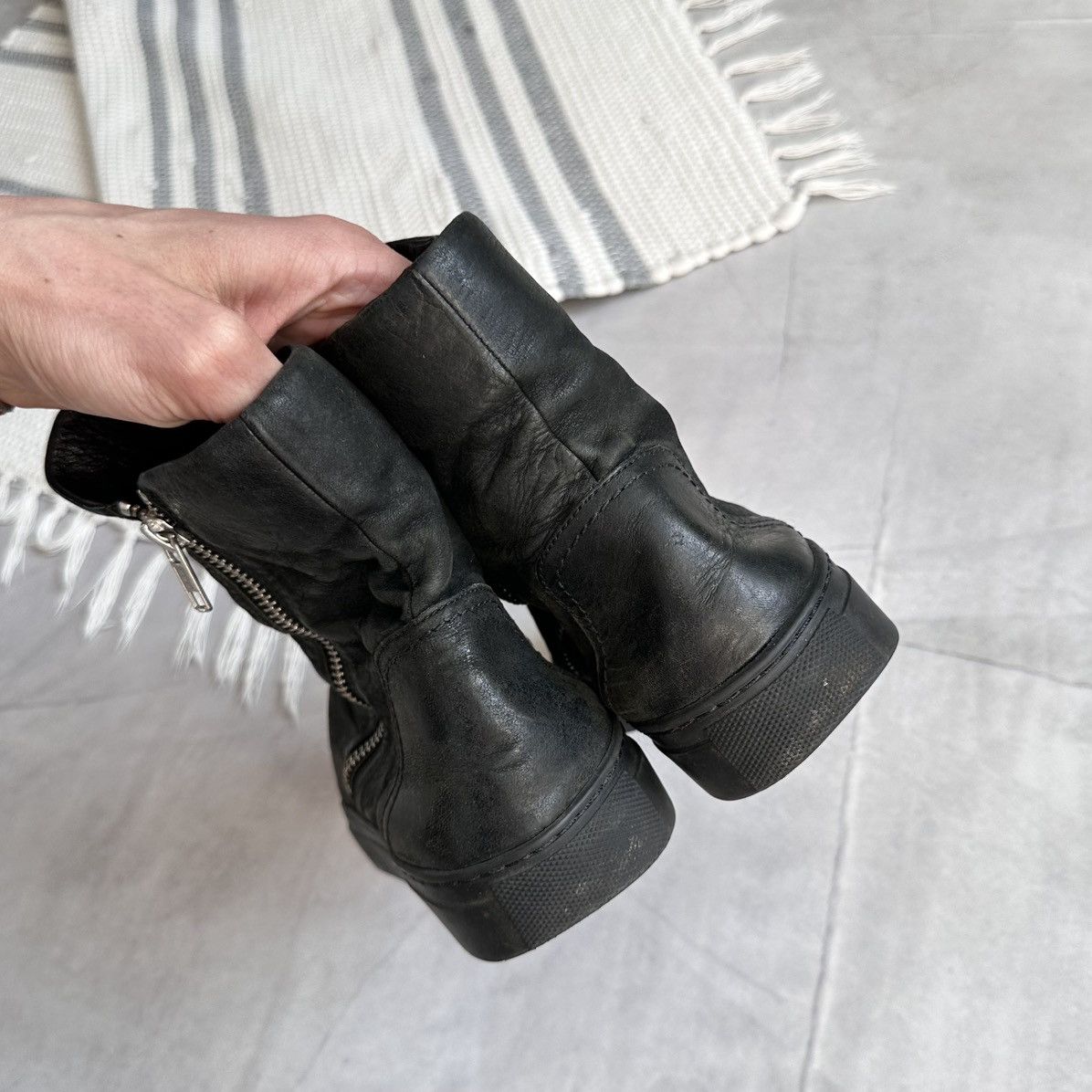 Dirk Bikkembergs Gothic Zipper Sneakers Inspired Guidi Cinzia Araia Vibe Size US 7 / IT 37 - 6 Thumbnail