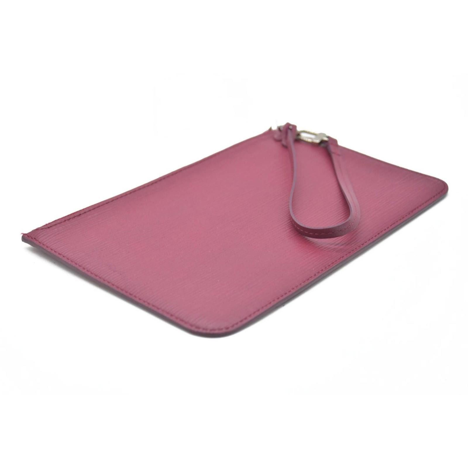 Louis Vuitton Louis Vuitton Epi Leather Neverfull Pochette Fuchsia SR2103 Size ONE SIZE - 9 Thumbnail