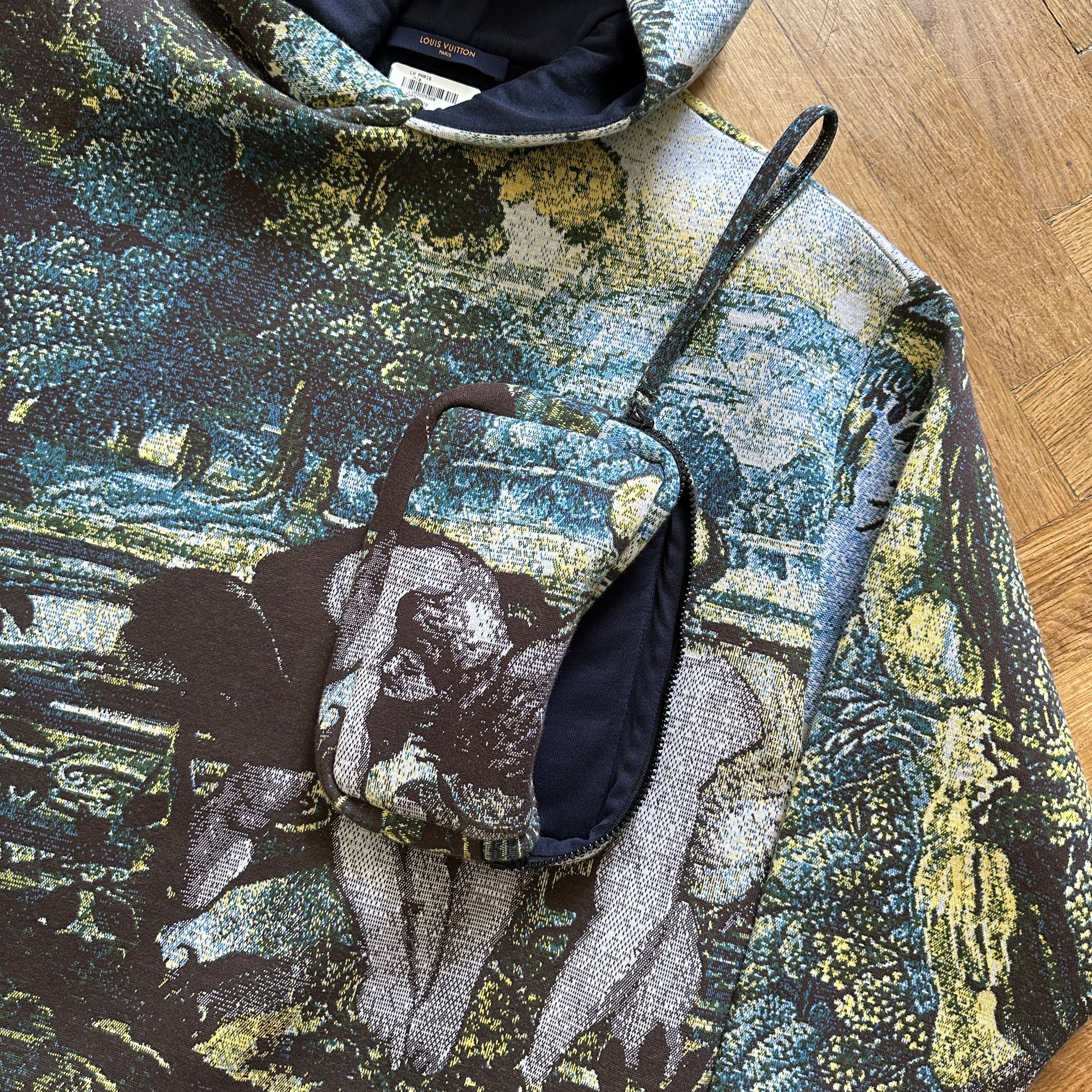 Louis Vuitton Pre SS20 Tapestry Cargo Hoodie Sample Size US M / EU 48-50 / 2 - 8 Thumbnail