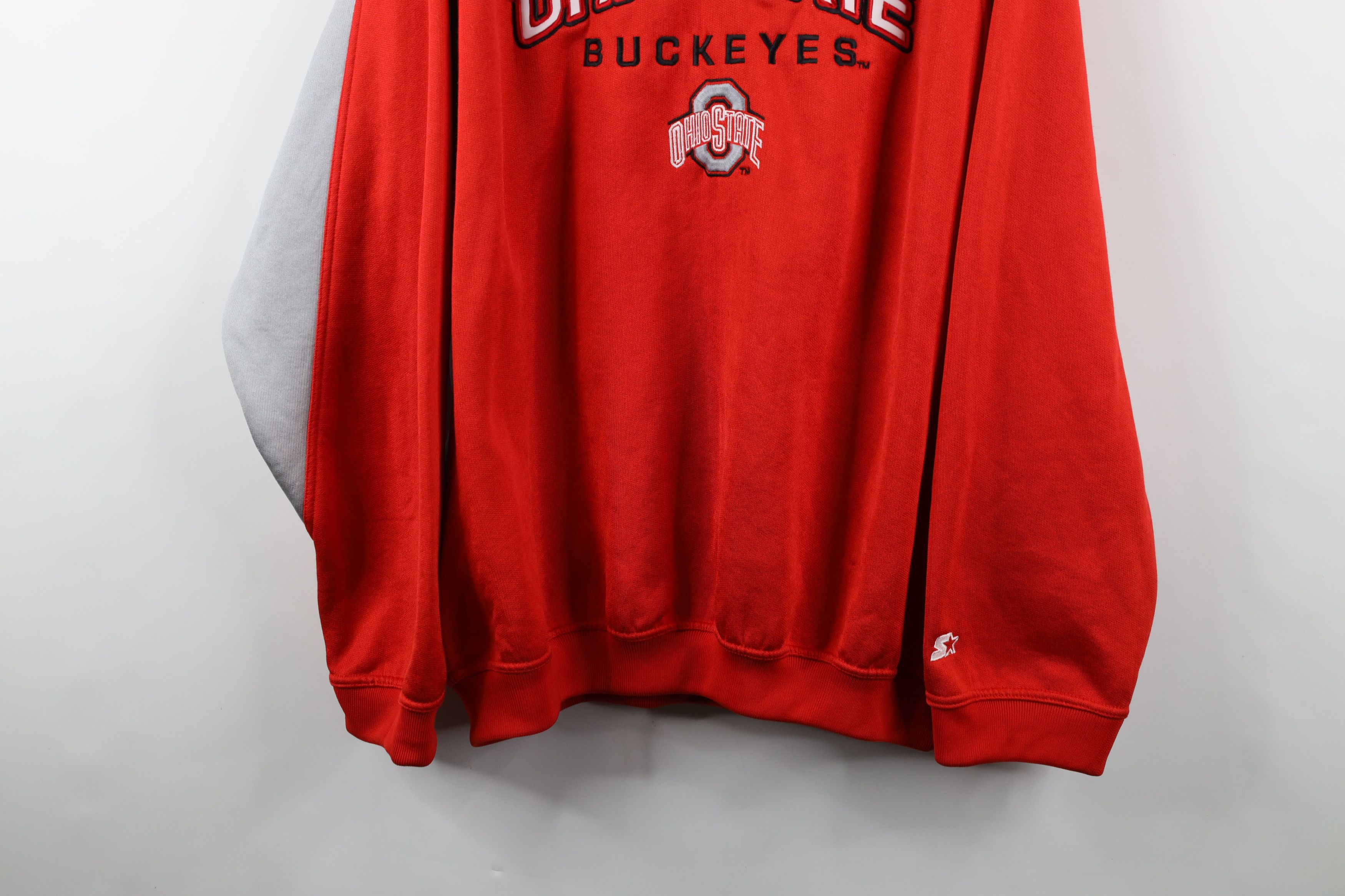 Starter × Vintage Vintage 90s Starter Heavyweight Ohio University Sweatshirt Size US XL / EU 56 / 4 - 3 Thumbnail