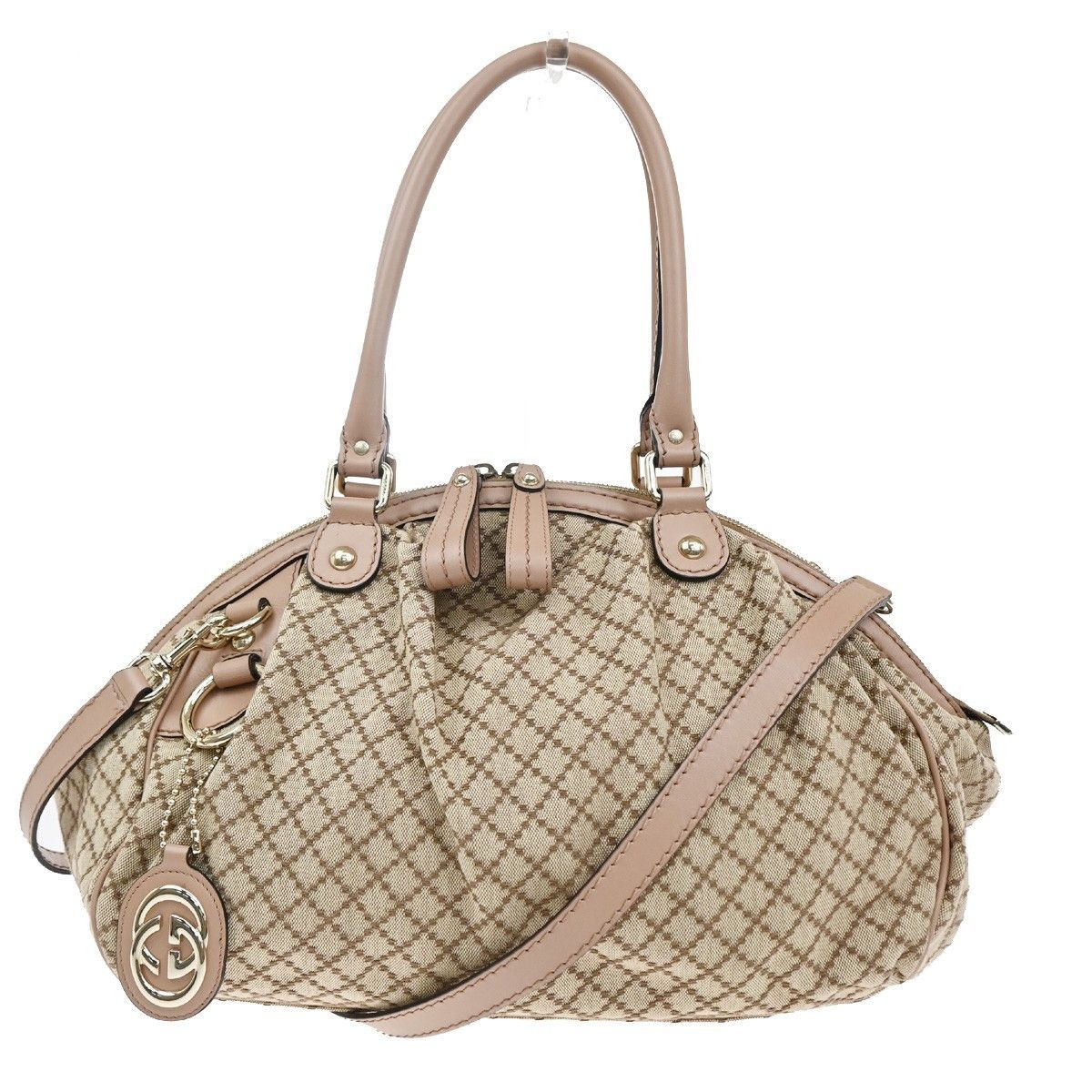 Gucci Gucci Sukey Boston Bag Canvas Size ONE SIZE - 1 Thumbnail
