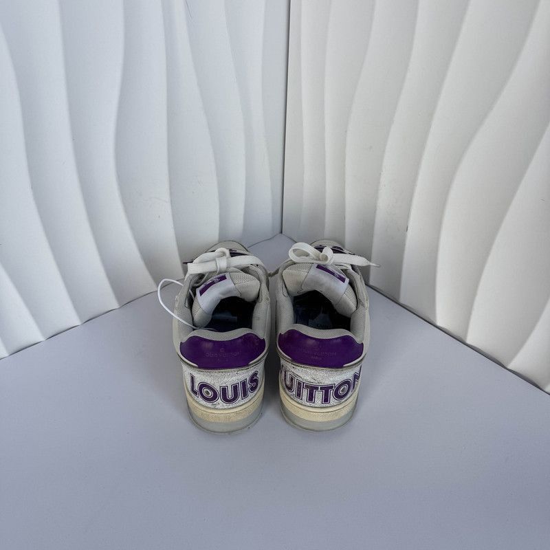 Louis Vuitton Louis Vuitton Trainer Casual Sneakers in White Purple - Size US 7.5 / EU 40-41 - 3 Thumbnail