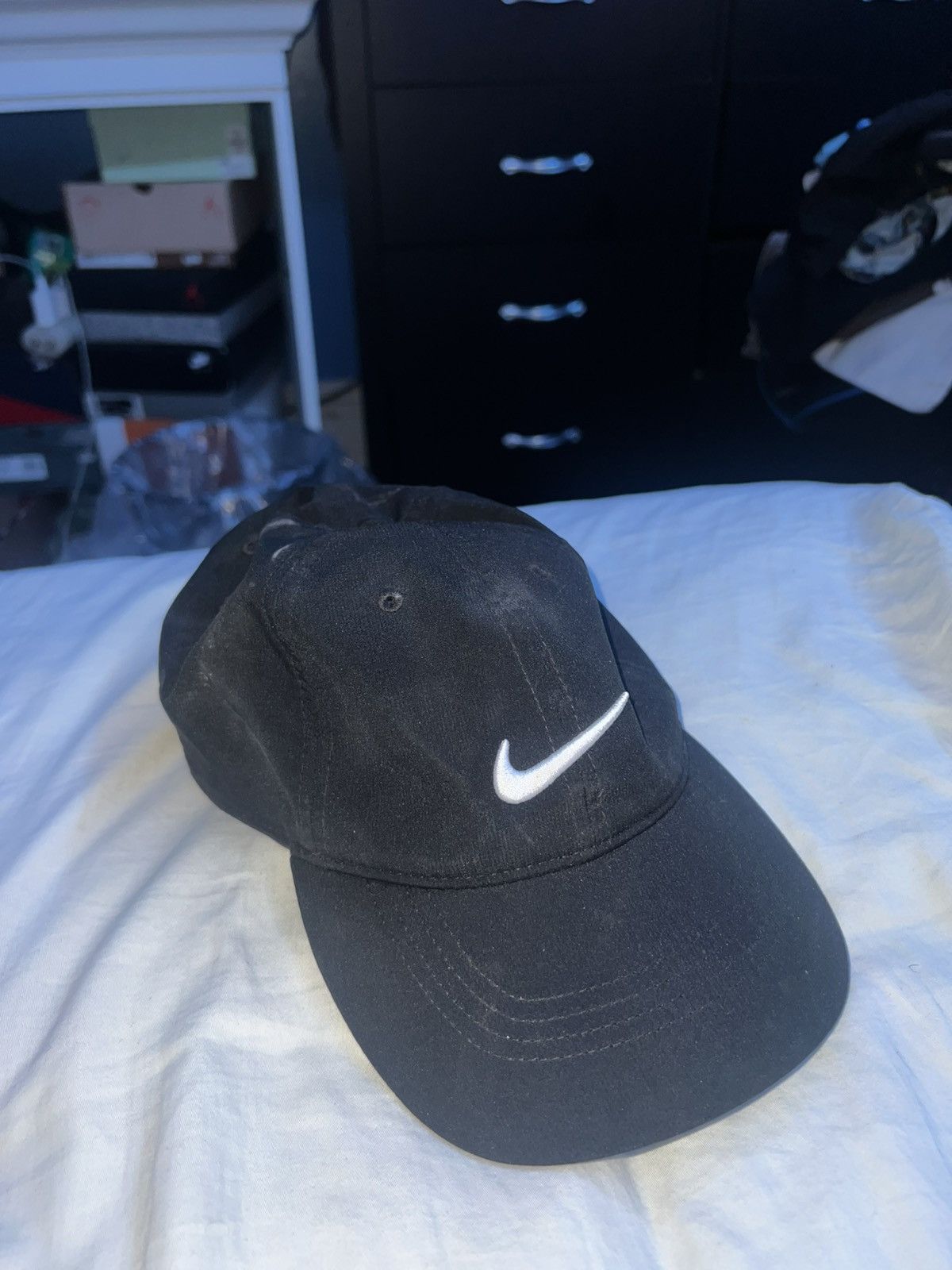 Nike Nike Black Tennis Hat Size 30 - 3 Thumbnail