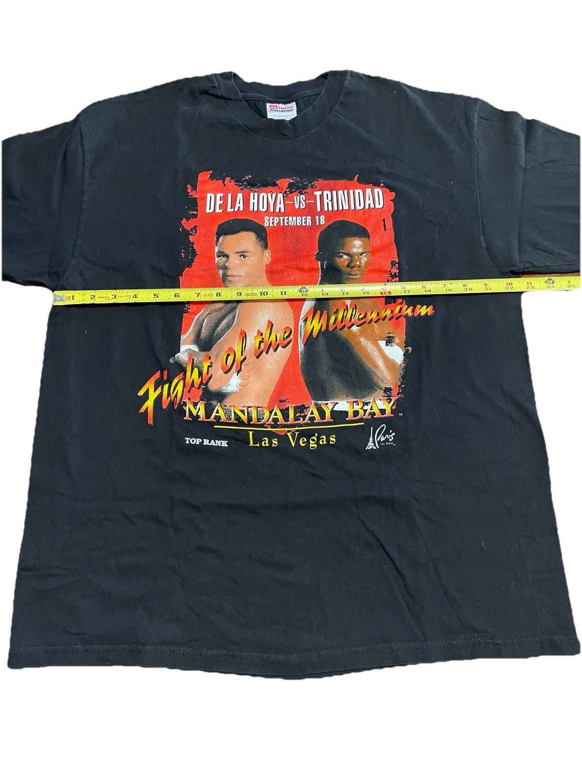 Other Vintage 90s Oscar De La Hoya Trinidad Boxing T-Shirt Sz XXL Size US XXL / EU 58 / 5 - 4 Thumbnail
