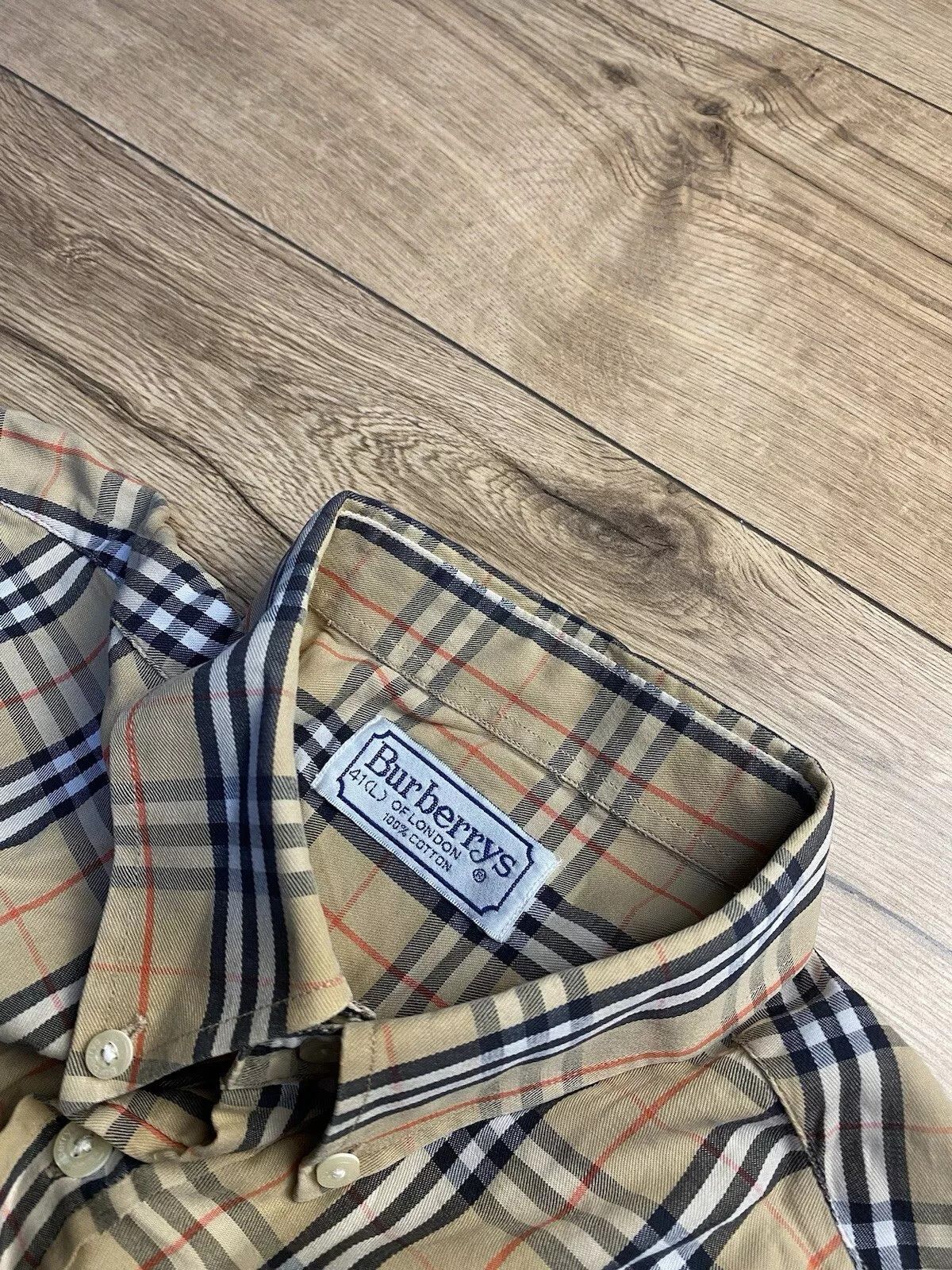 Burberry shirt Men's Fashion from Japan Sz L