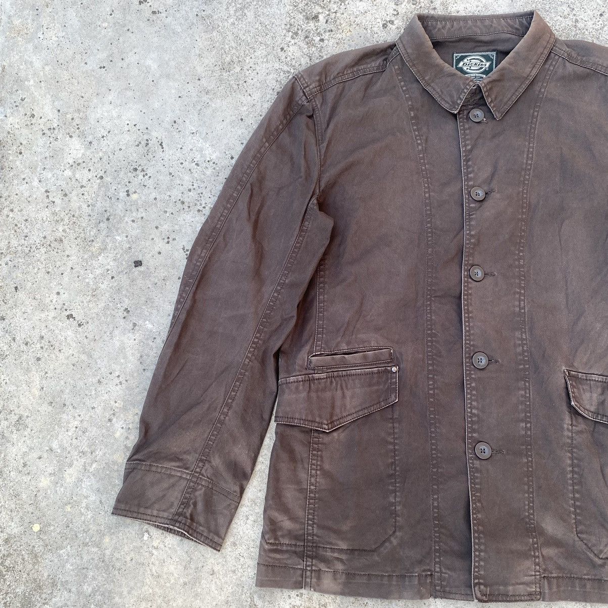 Dickies × Vintage Vintage Diekies Workwear Button Up Jacket Size US L / EU 52-54 / 3 - 4 Thumbnail