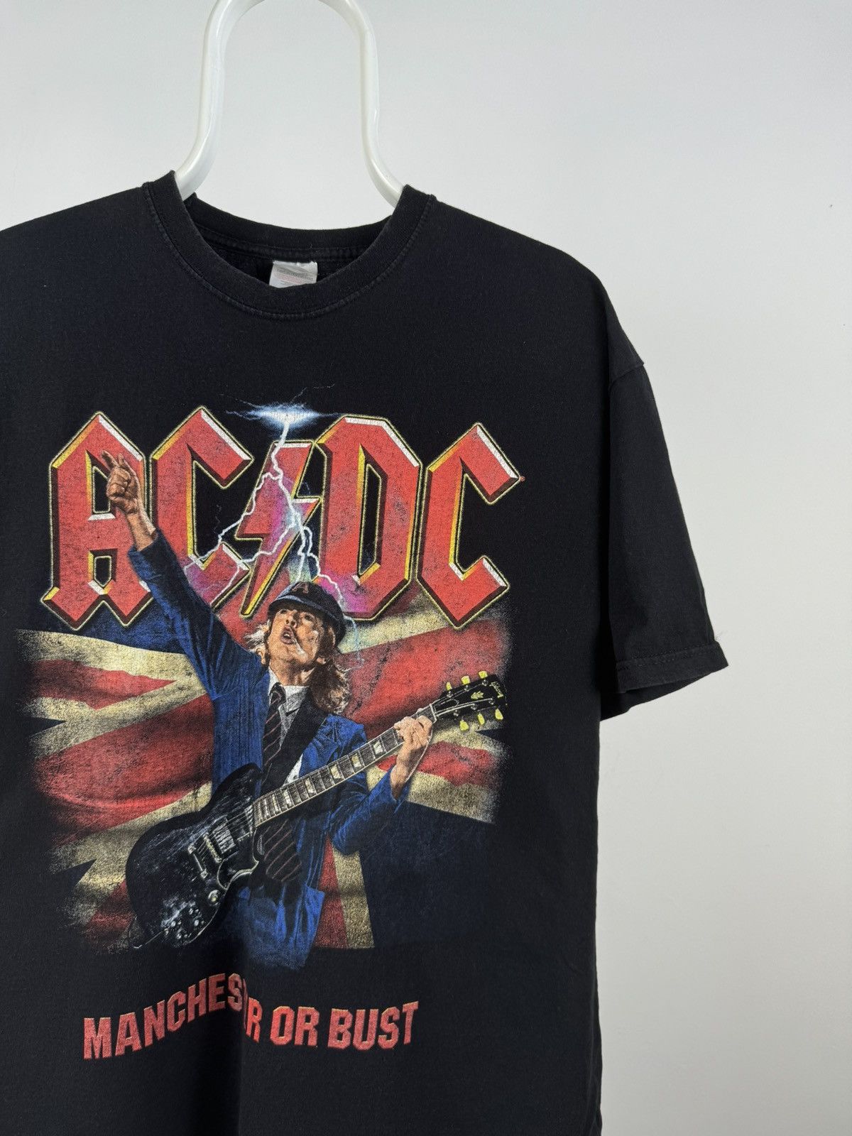 Vintage Ac Dc 2016 Manchester Uk 2 Sides Big Logo Tee Size US XL / EU 56 / 4 - 3 Thumbnail