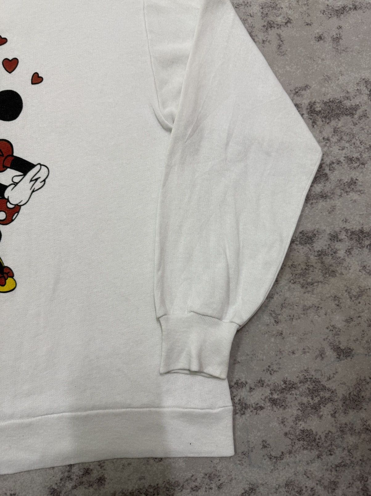 Disney Vintage 1980s White Disney Minnie Mouse Sweatshirt Size S / US 4 / IT 40 - 5 Thumbnail