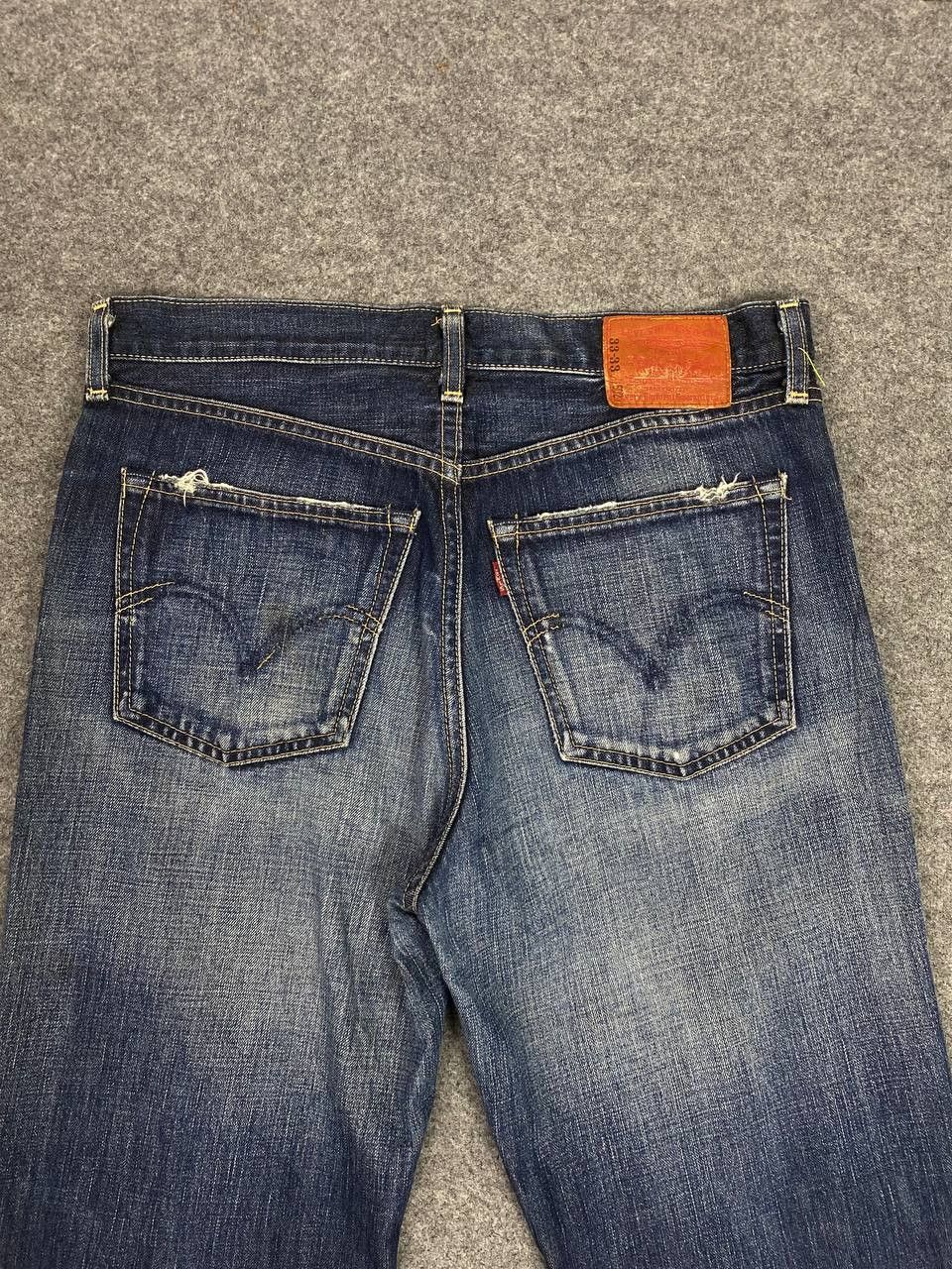 Levi's vintage levis 502 distressed denim nice design Size US 34 / EU 50 - 3 Thumbnail