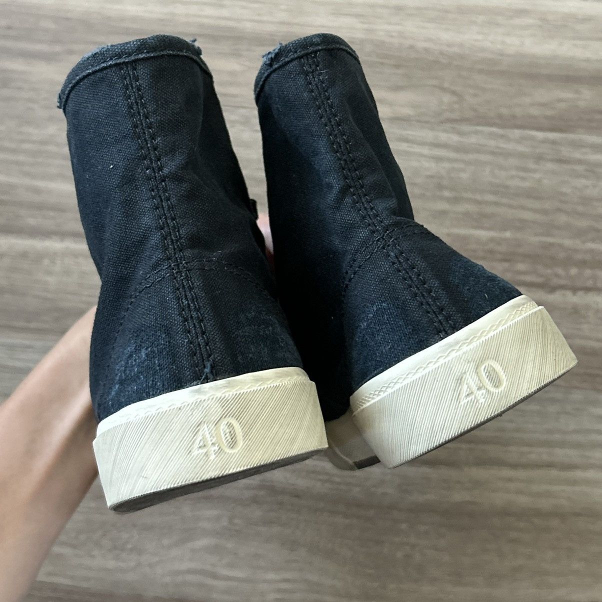 Balenciaga Balenciaga Paris ‘Destroyed Black’ Highs sz 7M Size US 7 / EU 40 - 6 Thumbnail
