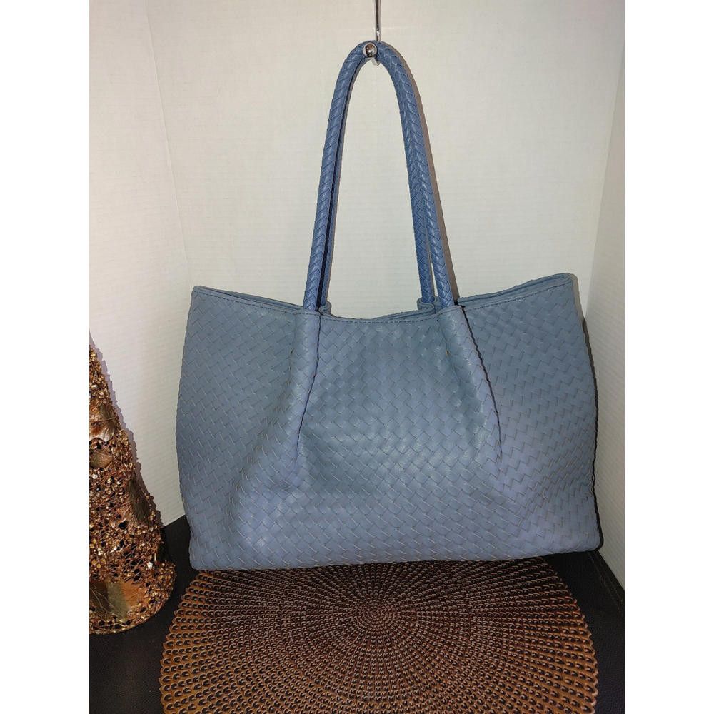 LULU Dharma Basket Weave Tote NWOT