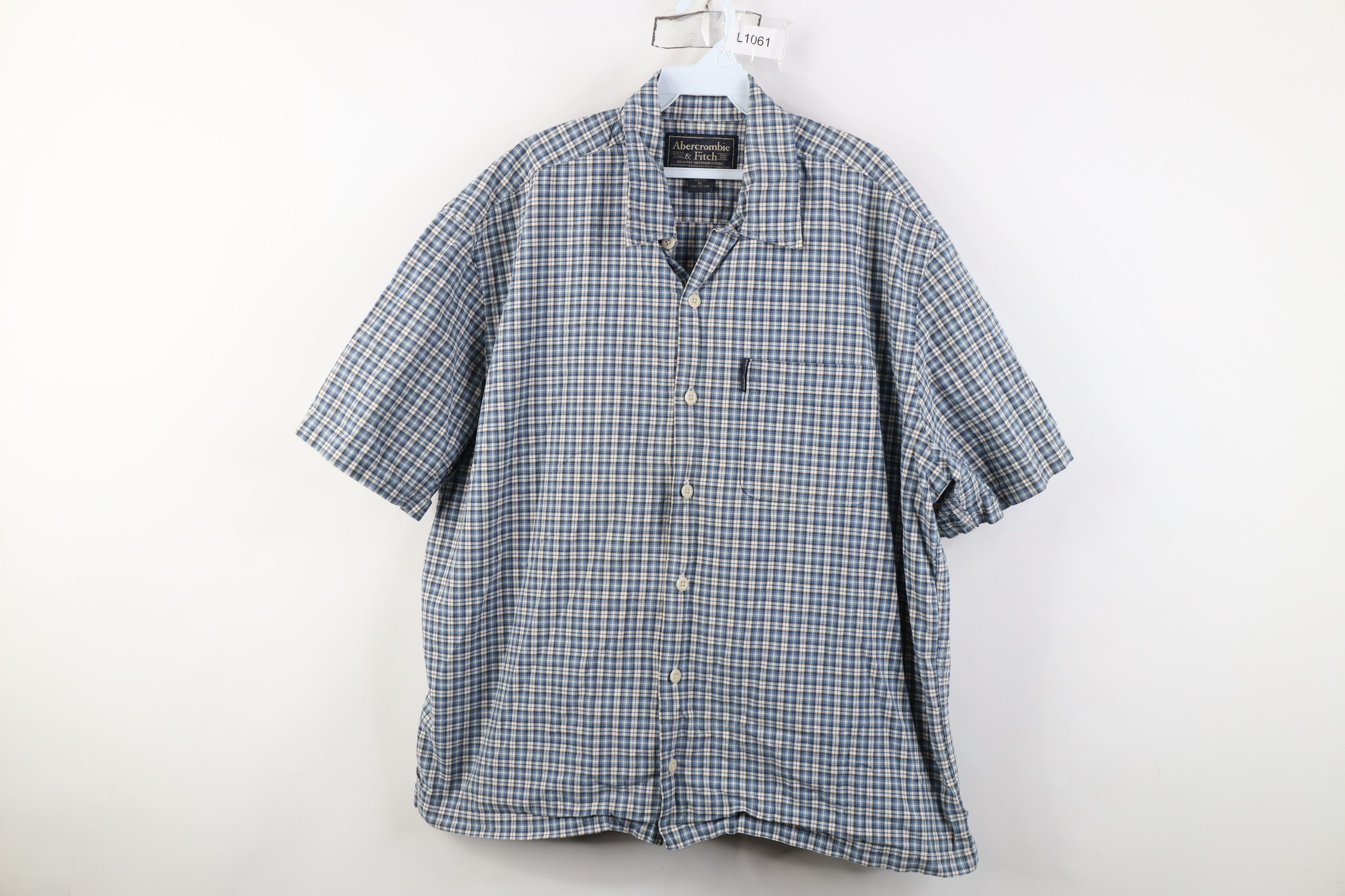 Abercrombie & Fitch Vintage 90s Y2K Abercrombie & Fitch Short Sleeve Shirt Size US XL / EU 56 / 4 - 1 Thumbnail