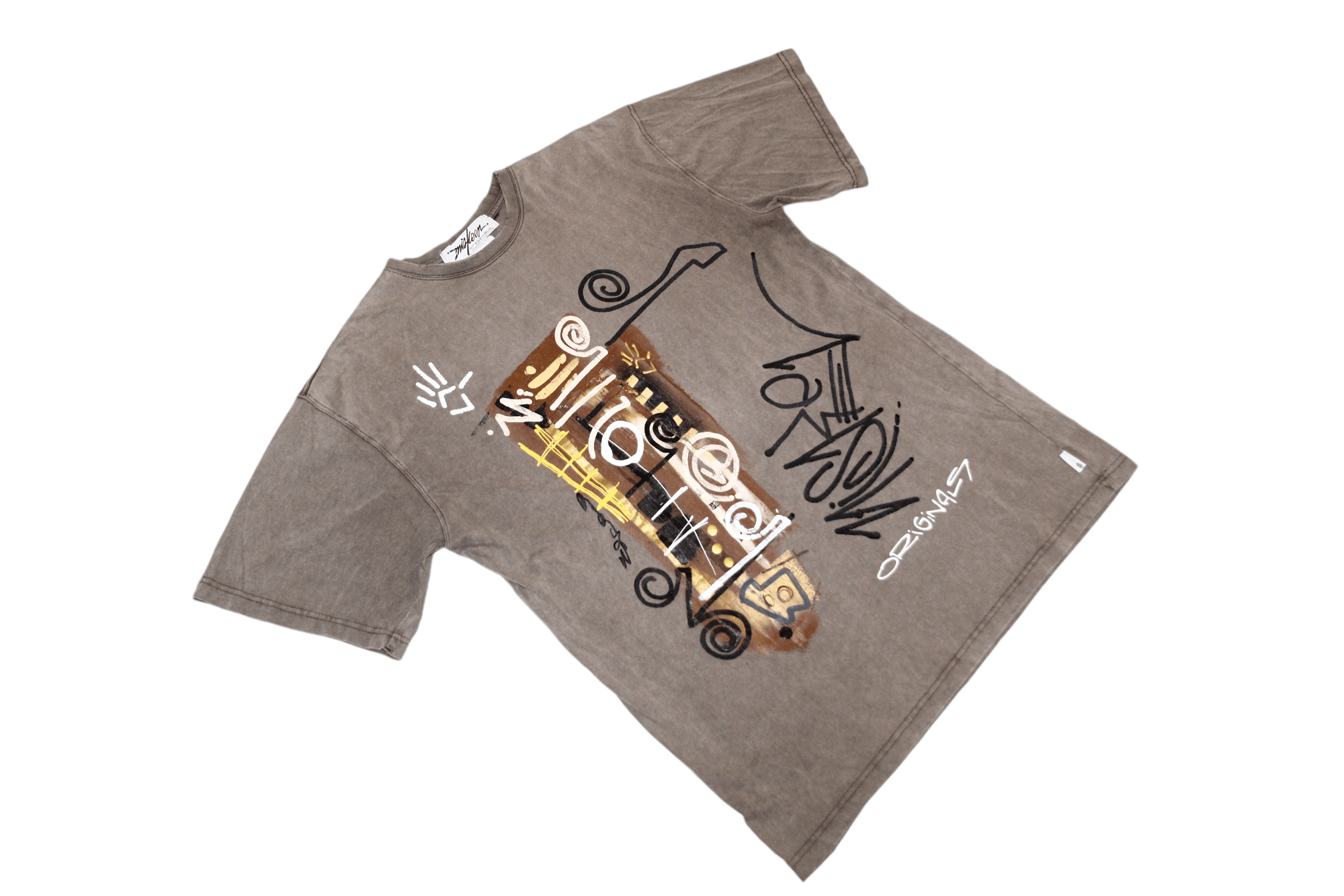 Mek Denim 90's Miskeen Jeans sun faded distressed OG baggy t-shirt Size US XL / EU 56 / 4 - 6 Thumbnail