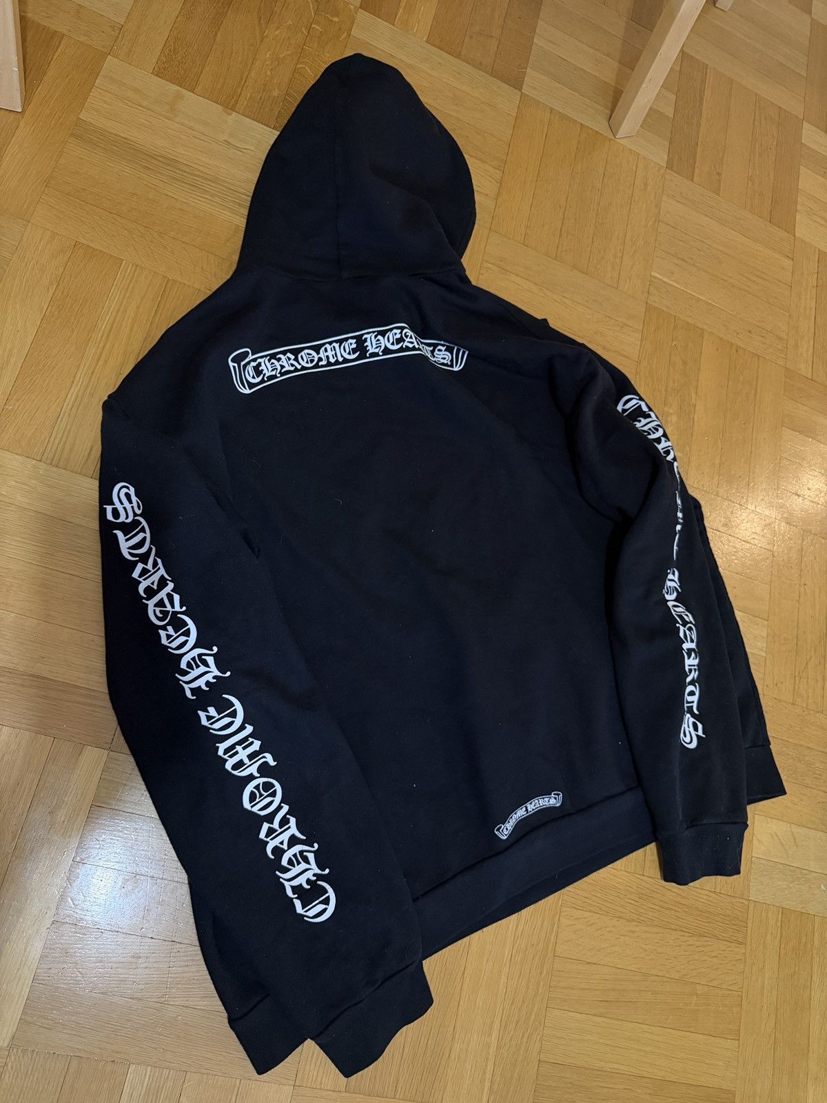 Chrome Hearts Chrome Hearts ”Script” Hoodie XXL Size US XXL / EU 58 / 5 - 5 Thumbnail
