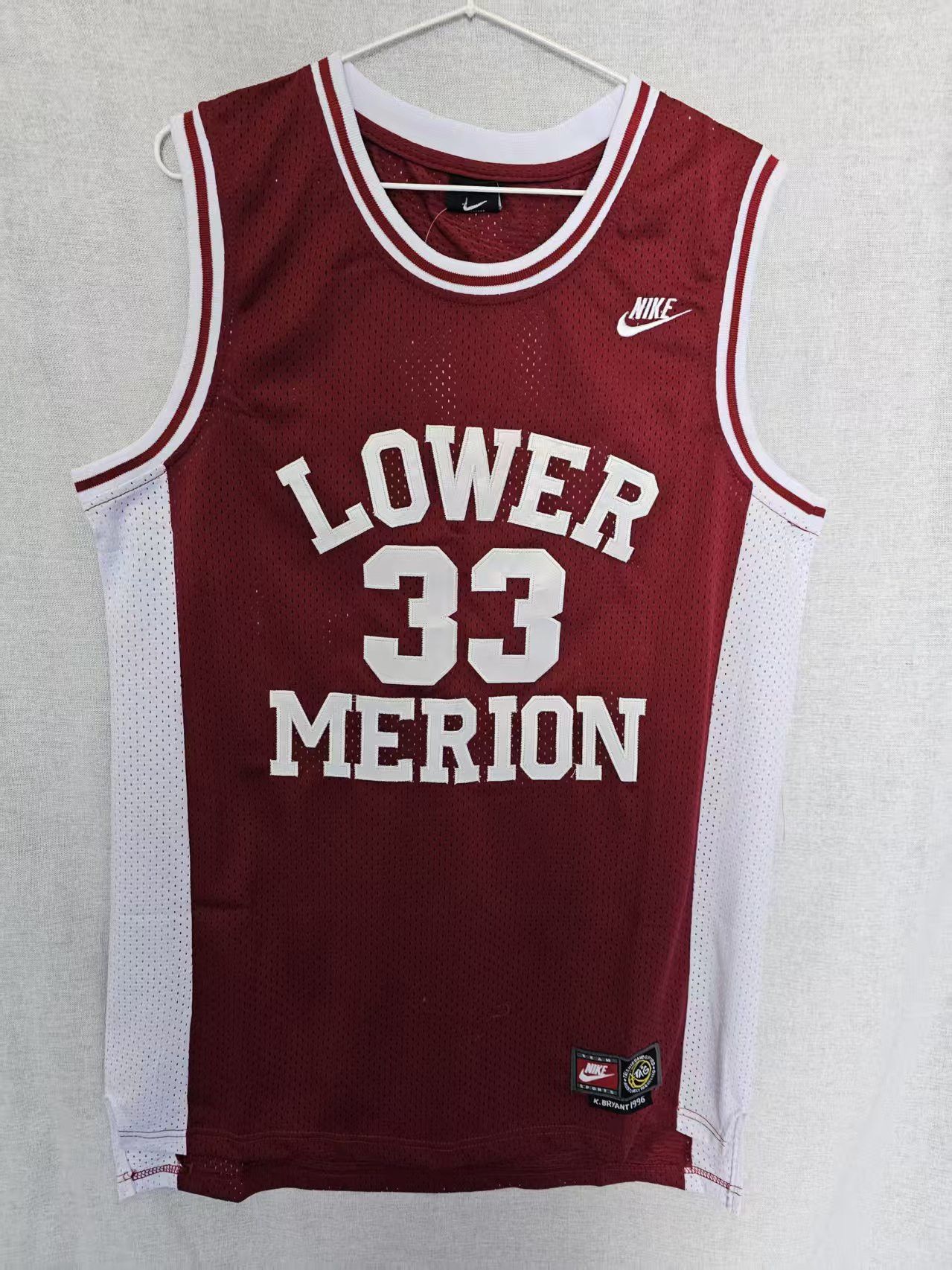 NBA Lower Merion #33 Kobe Bryant Jersey Size US M / EU 48-50 / 2 - 1 Thumbnail