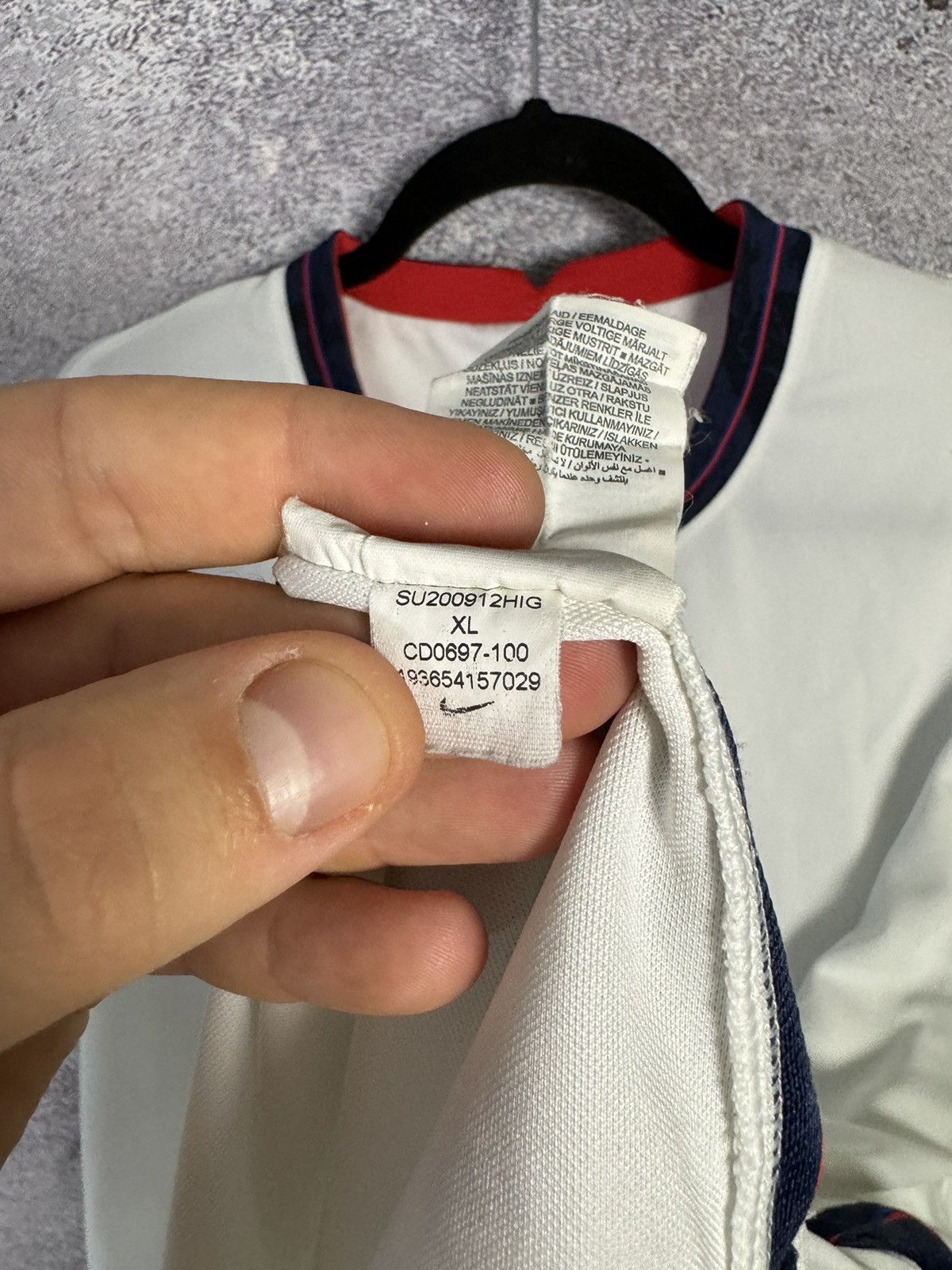 Nike England National Team 2020 Nike Soccer Jersey XL size Size US XL / EU 56 / 4 - 14 Thumbnail