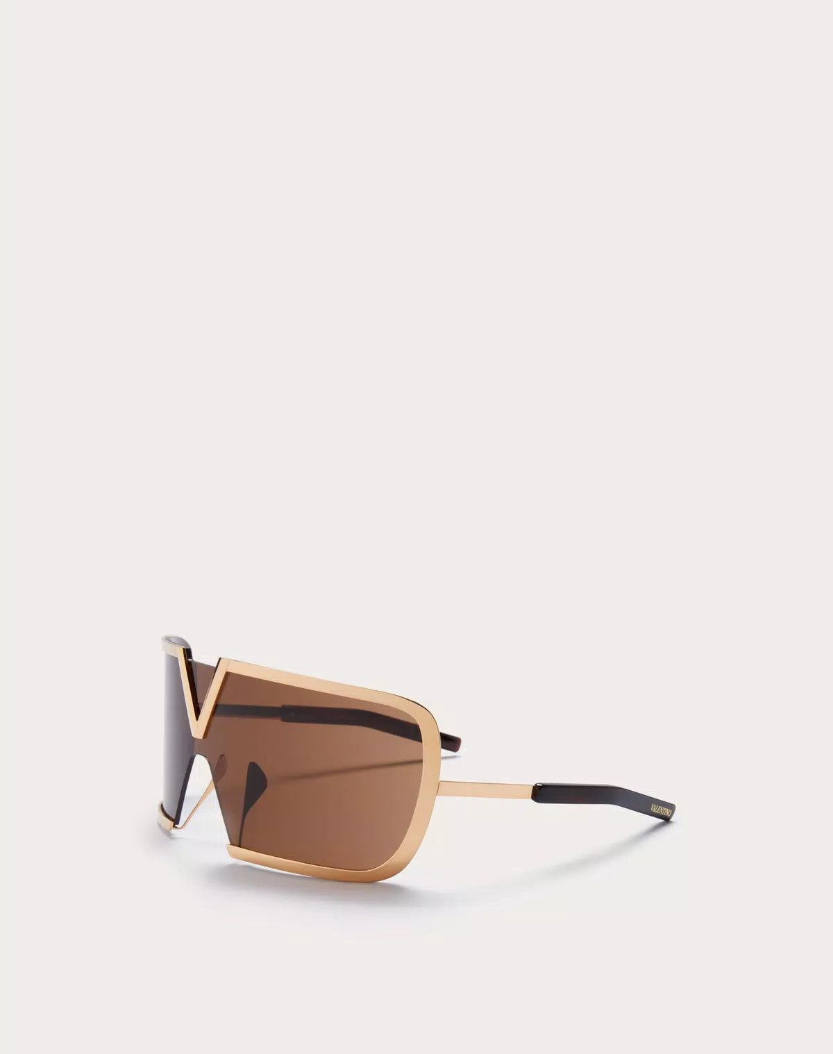 Valentino oc11z0725 Size: 146/ Iconic Oversized Mask in Brown Size ONE SIZE - 2 Thumbnail