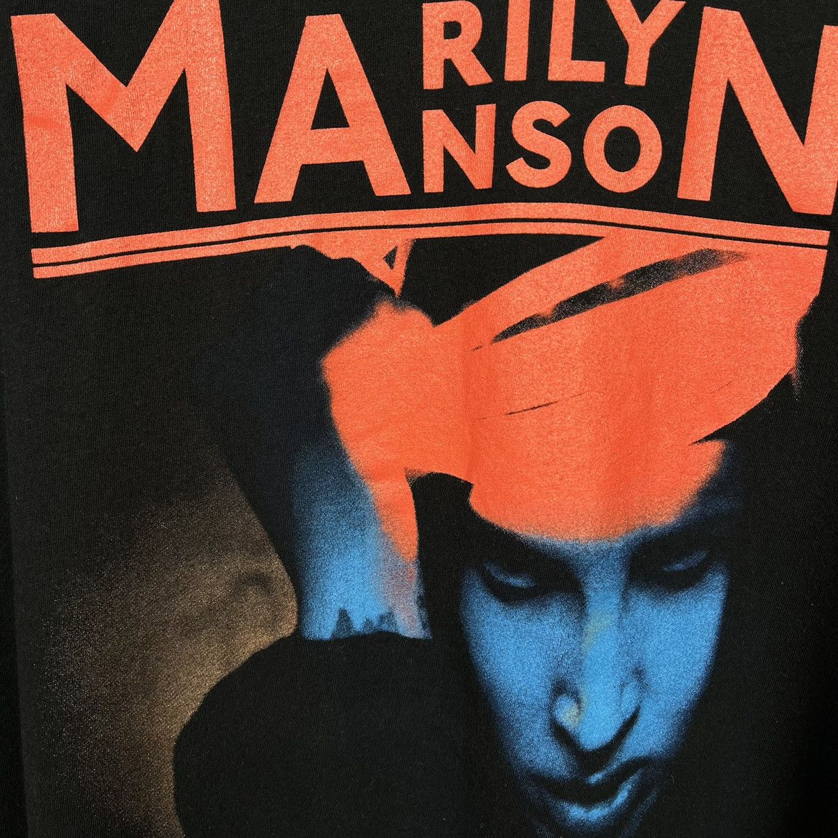Band Tees Vintage Marilyn Manson Rock Band T Shirt 90’s Size US XL / EU 56 / 4 - 7 Thumbnail