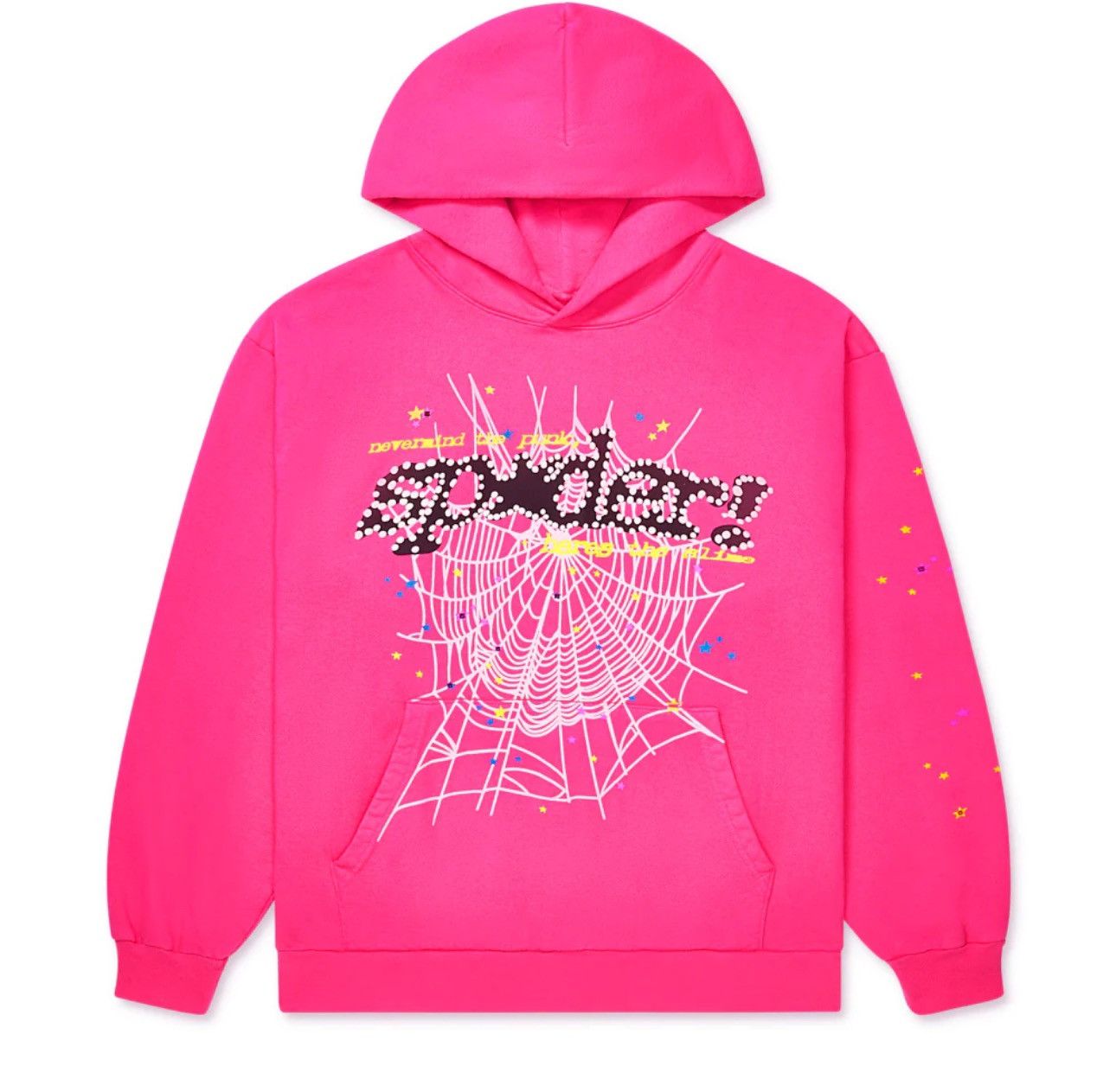 Spider Worldwide AUTHENTIC Sp5der PINK P*NK V2 HOODIE - L - confirmed ...