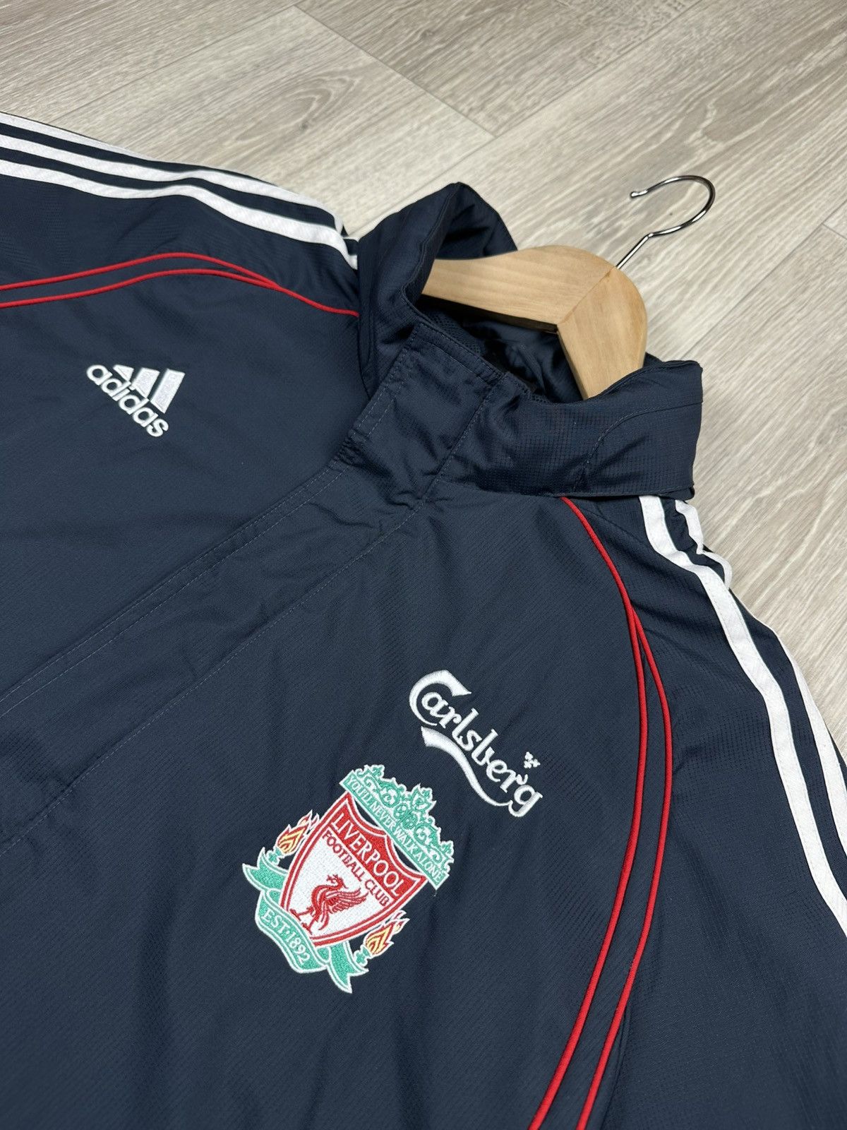 Adidas Adidas Liverpool 2006 Football Jacket Soccer Windbreaker XL Size US XL / EU 56 / 4 - 4 Thumbnail