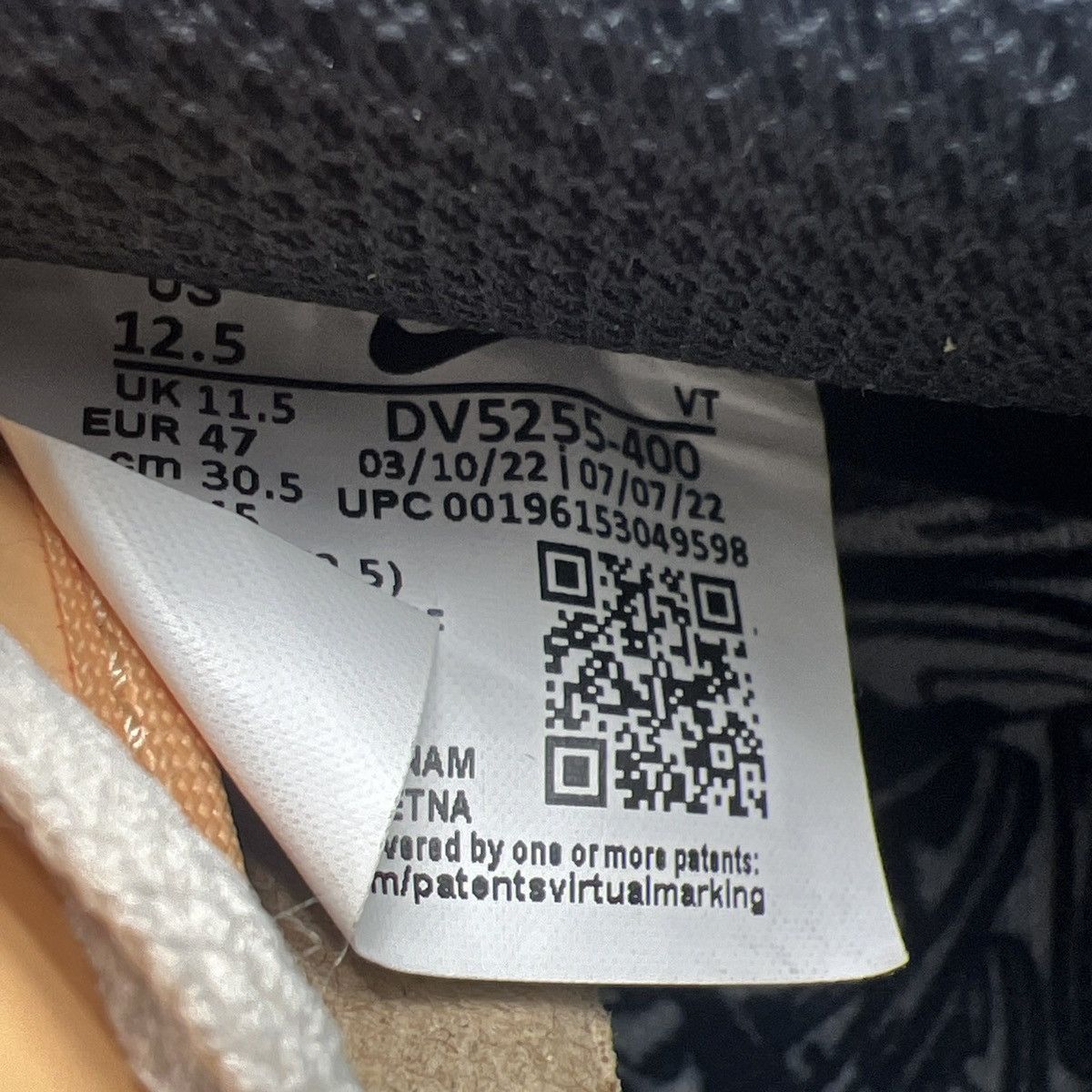 Nike Undefeated x air force 1 low total orange Size US 12.5 / EU 45-46 - 9 Thumbnail
